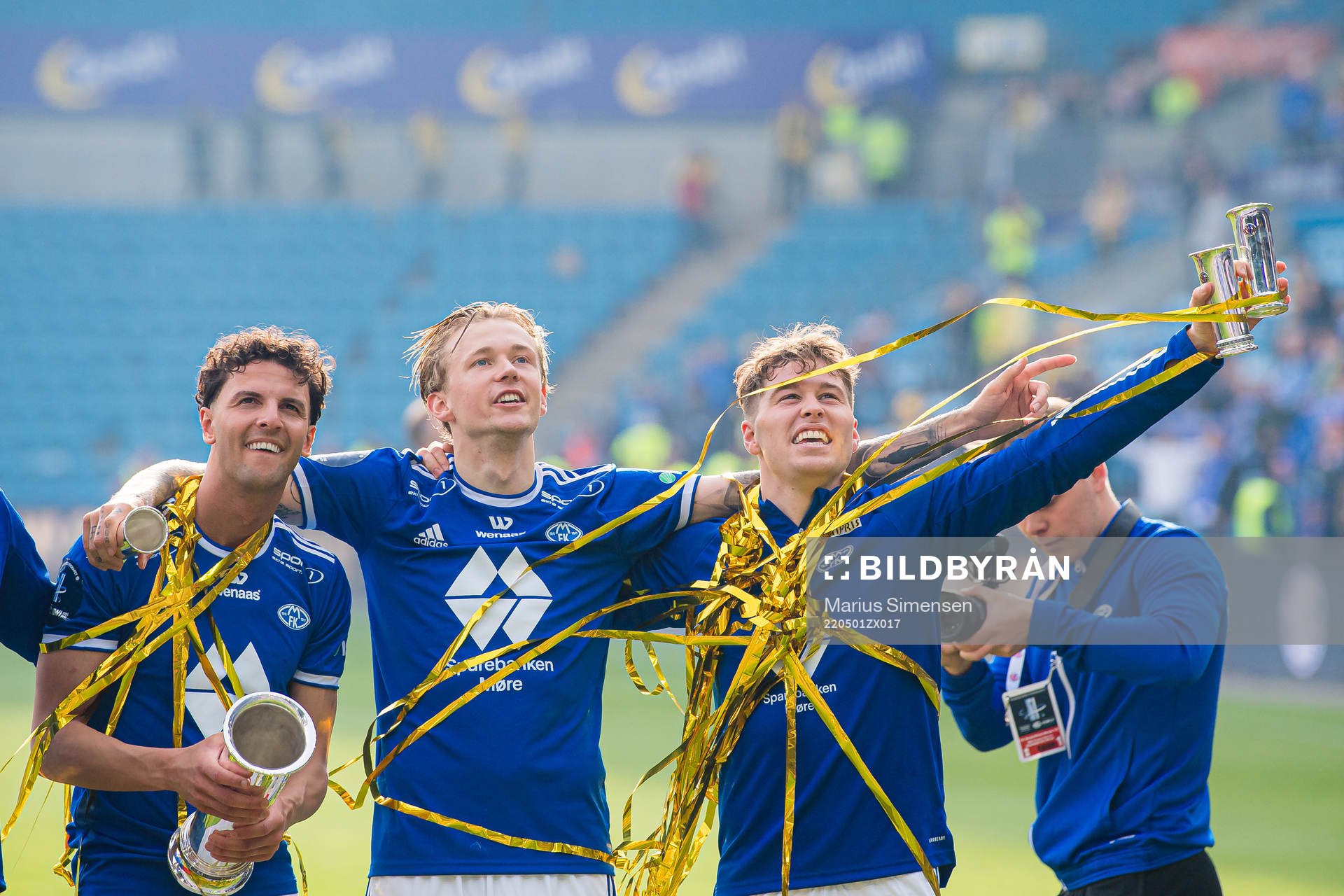 Rafik Zekhnini, Birk Risa and Emil Varhaugvik Breivik of