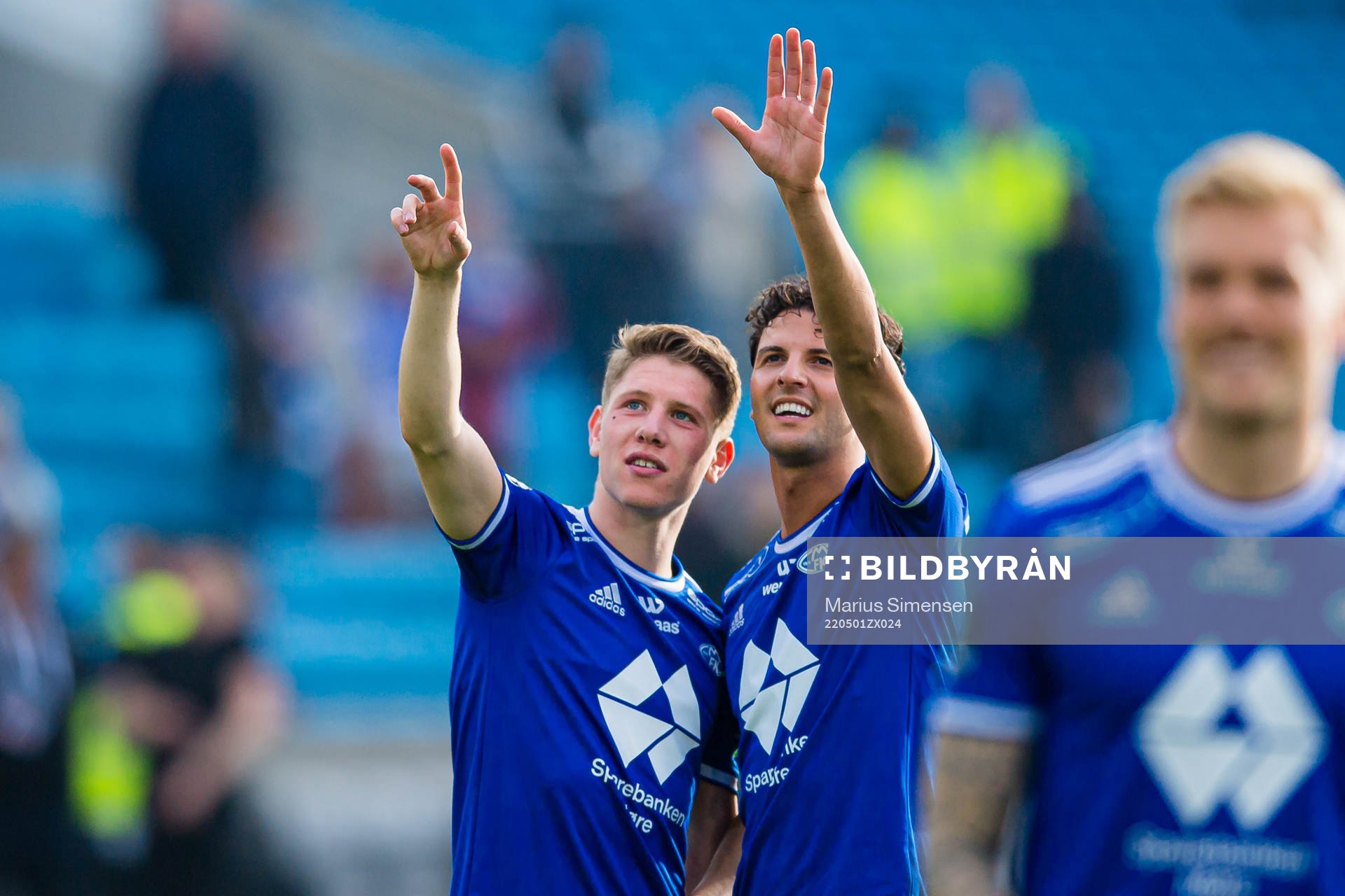Markus André Kaasa and Rafik Zekhnini of Molde