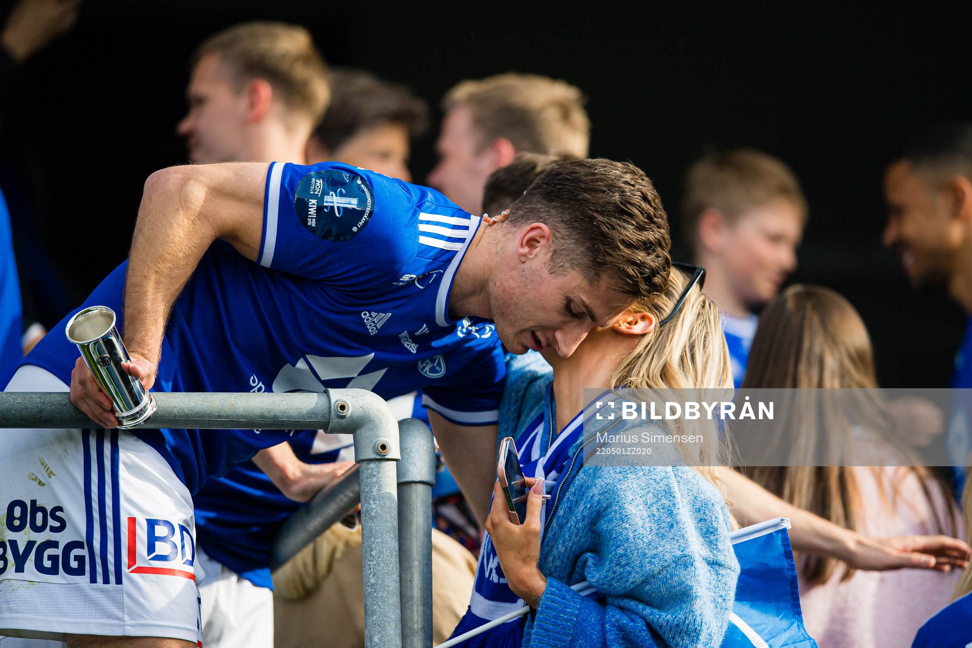 Kristoffer Haugen of Molde celebrates