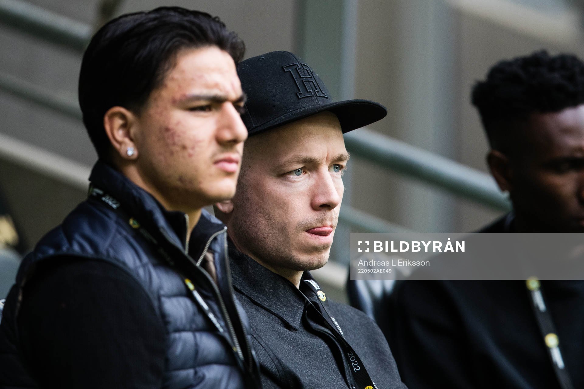 Hammarbys Jusef Erabi och Jon Gudni Fjoluson