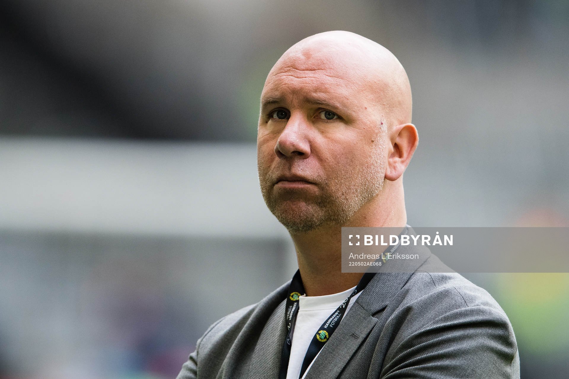 Hammarbys scoutingansvarige Mikael Hjelmberg innan