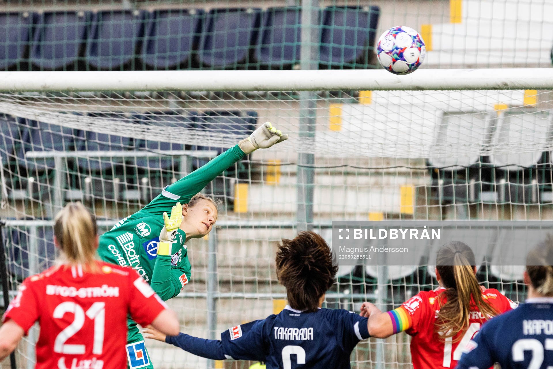 Linköpings målvakt Cajsa Andersson