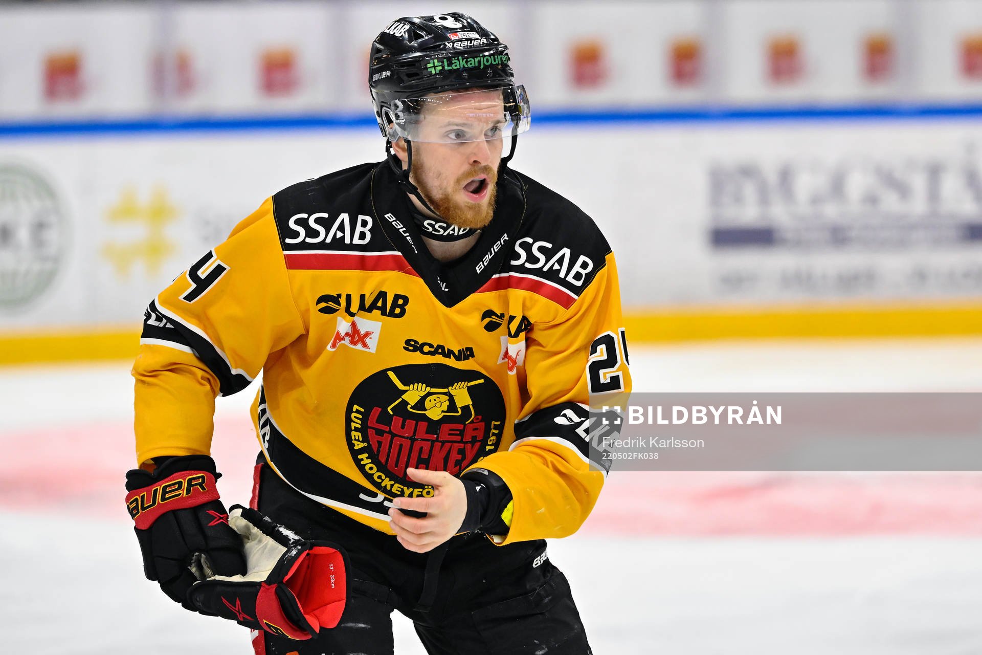 Luleås Brendan Shinnimin har ont
