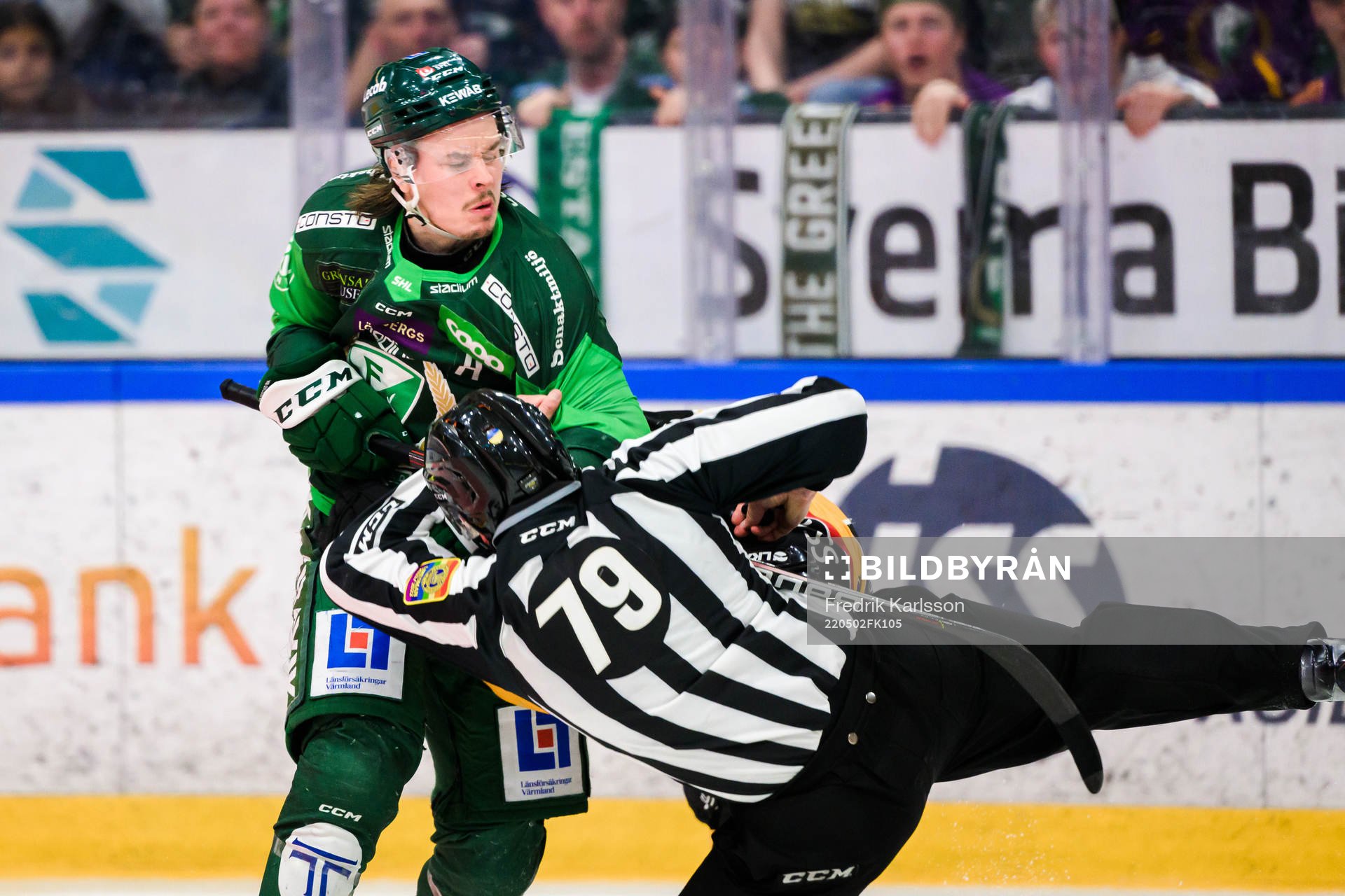 Färjestads Joakim Nygård i bråk med Luleås Julius Honka