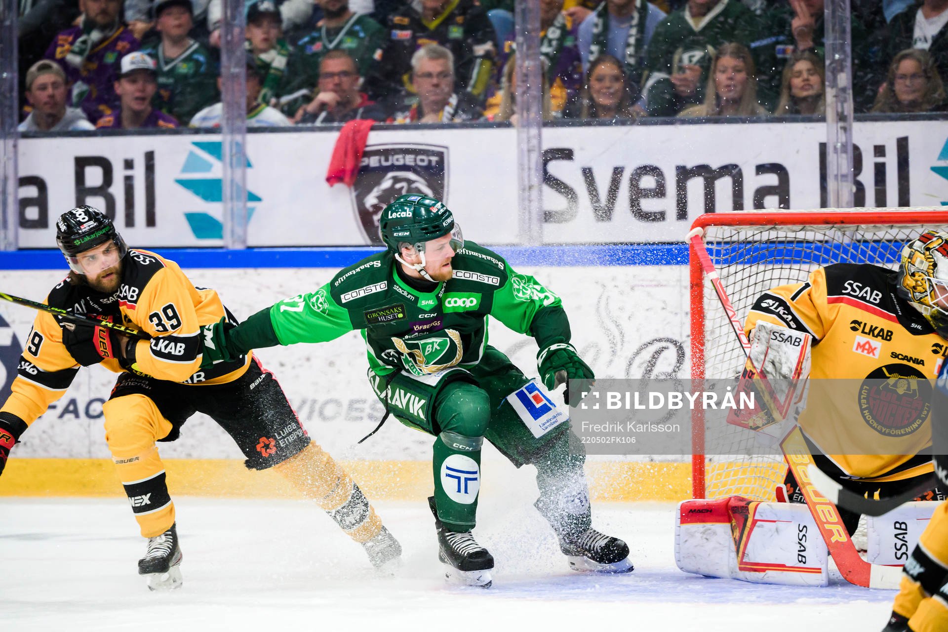 Luleås Pontus Själin, Färjestads Adam Ginning