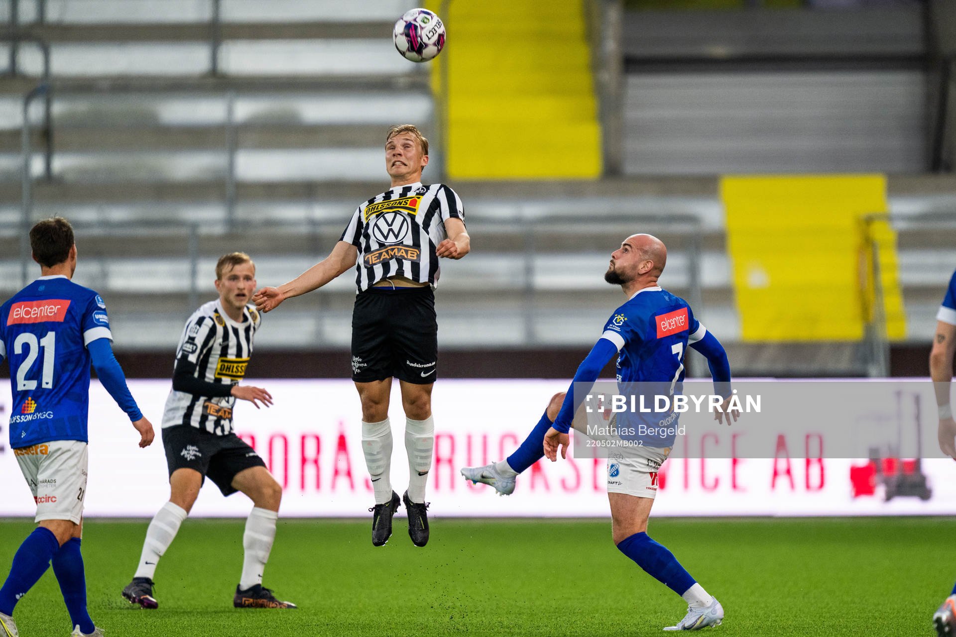 Landskronas Edvin Dahlqvist och Norrbys Perparim Beqaj