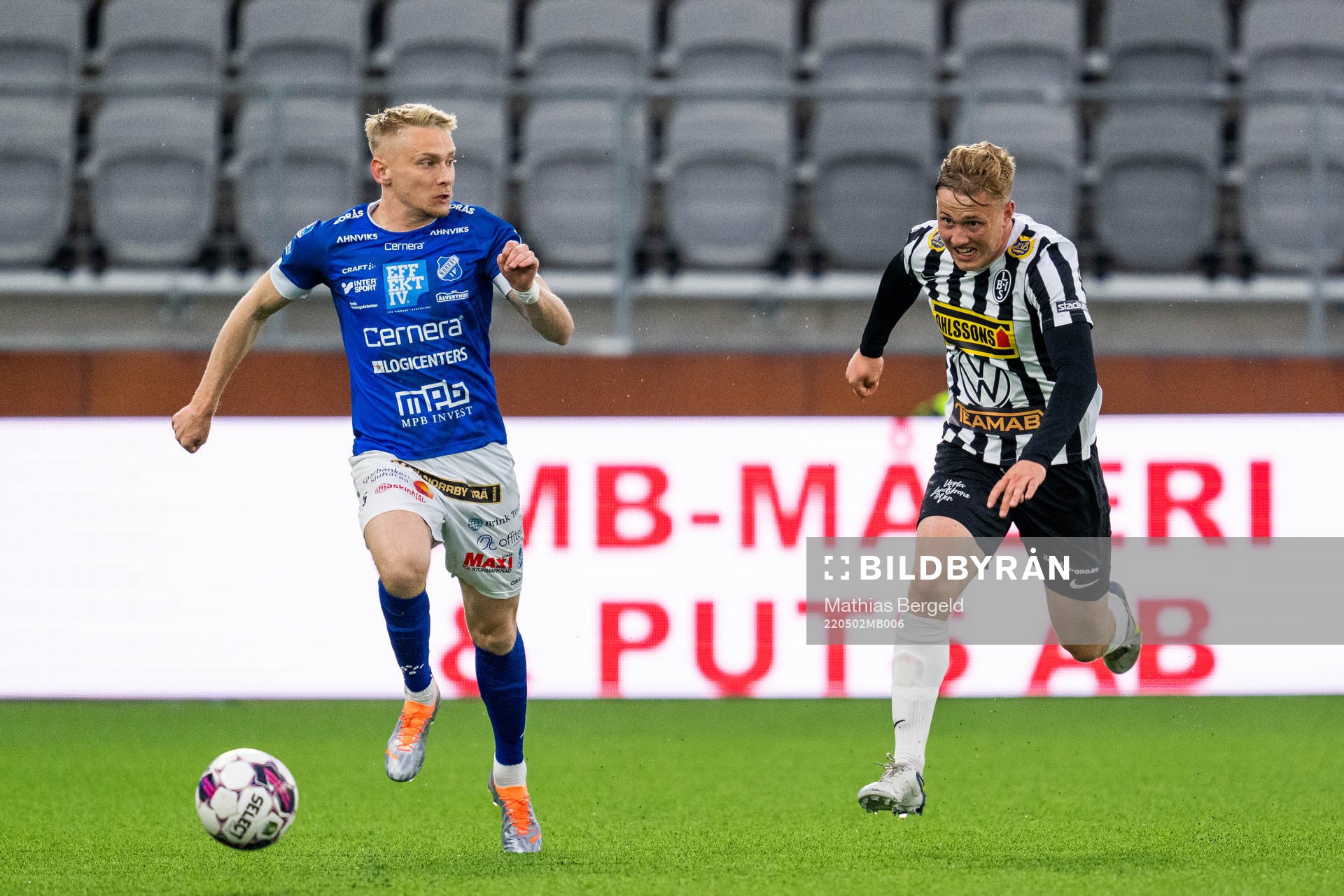 Norrbys Johan Brannefalk och Landskronas Jesper Strid