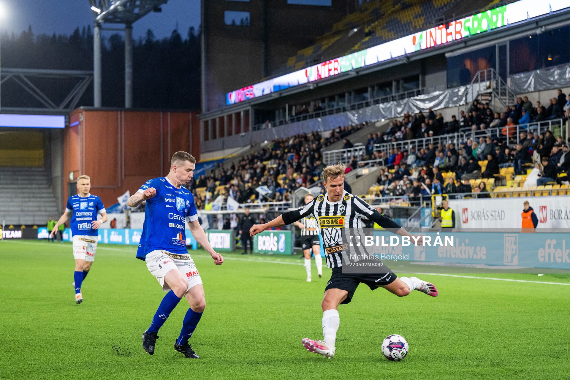 Norrbys Fredrik Lundgren och Landskronas Linus R Olsson