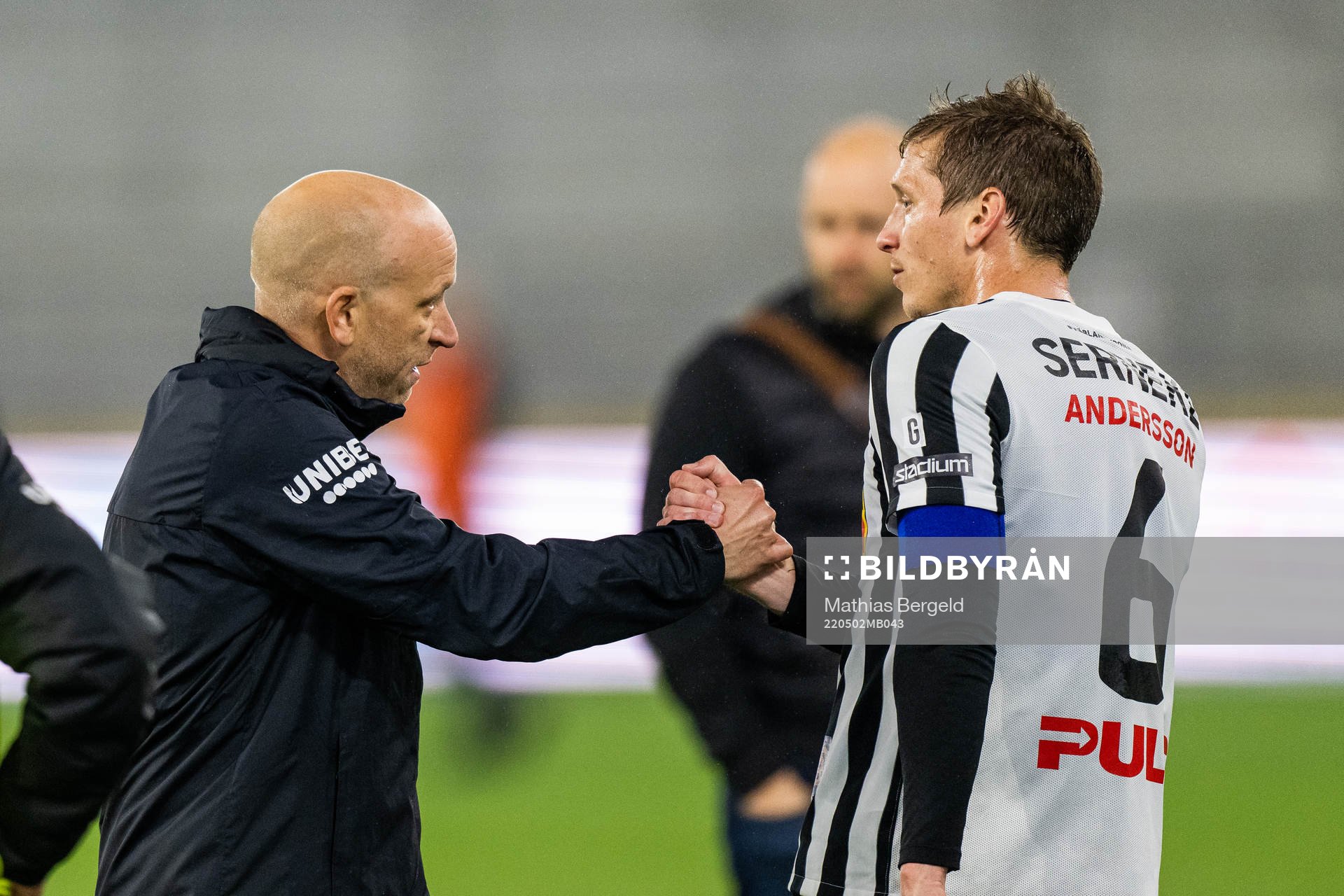 Landskronas tränare Billy Magnusson och Philip Andersson