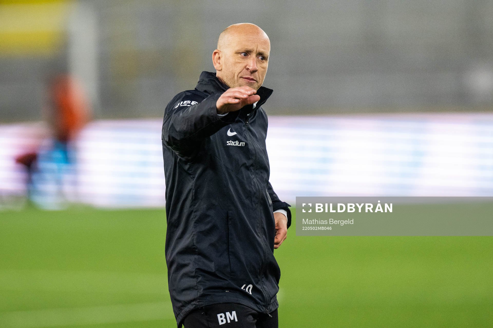 Landskronas tränare Billy Magnusson efter fotbollsmatchen i Superettan mellan Norrby och Landskrona den 2 maj 2022 i Borås. 