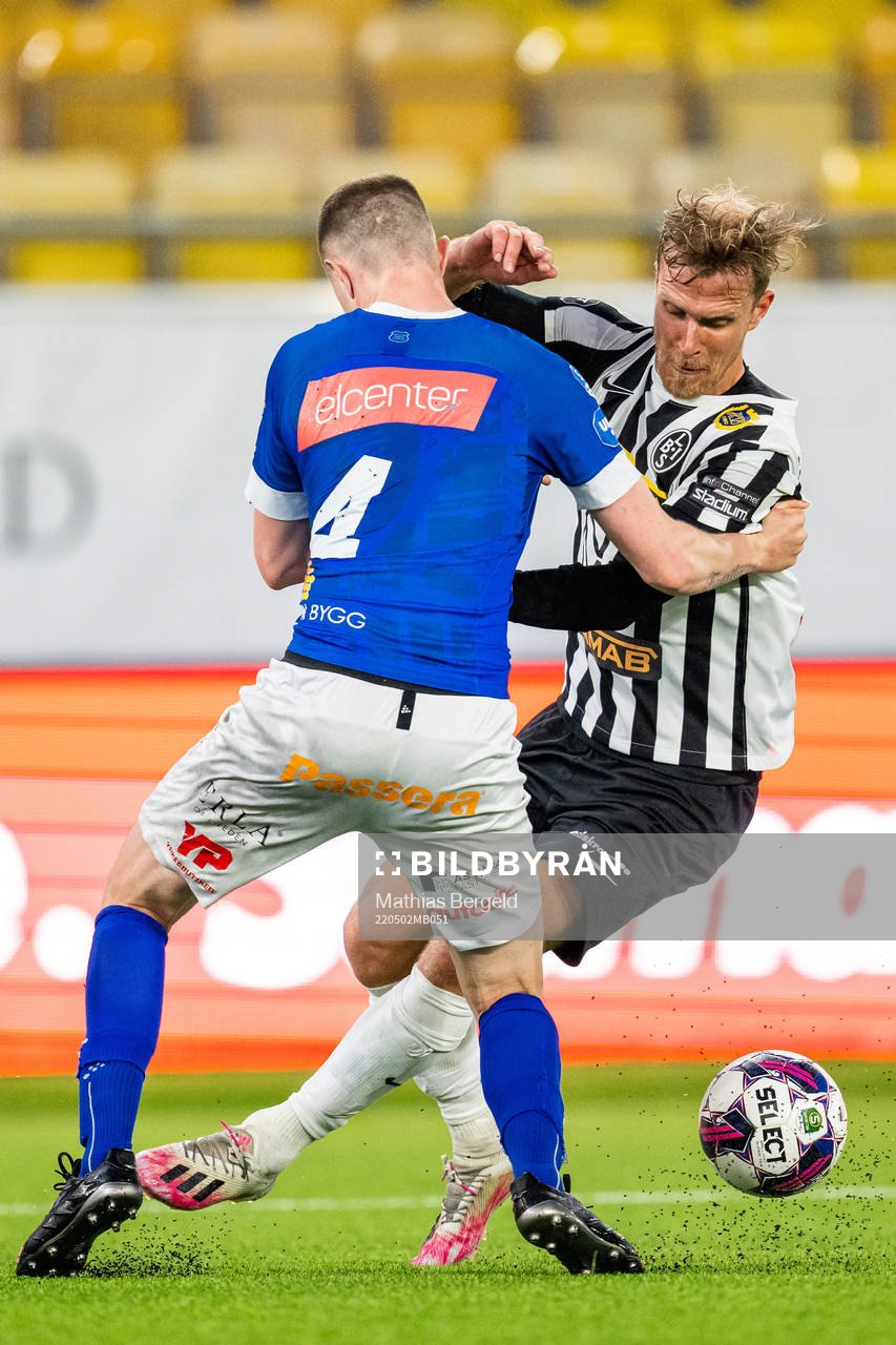 Norrbys Fredrik Lundgren och Landskronas Linus R Olsson