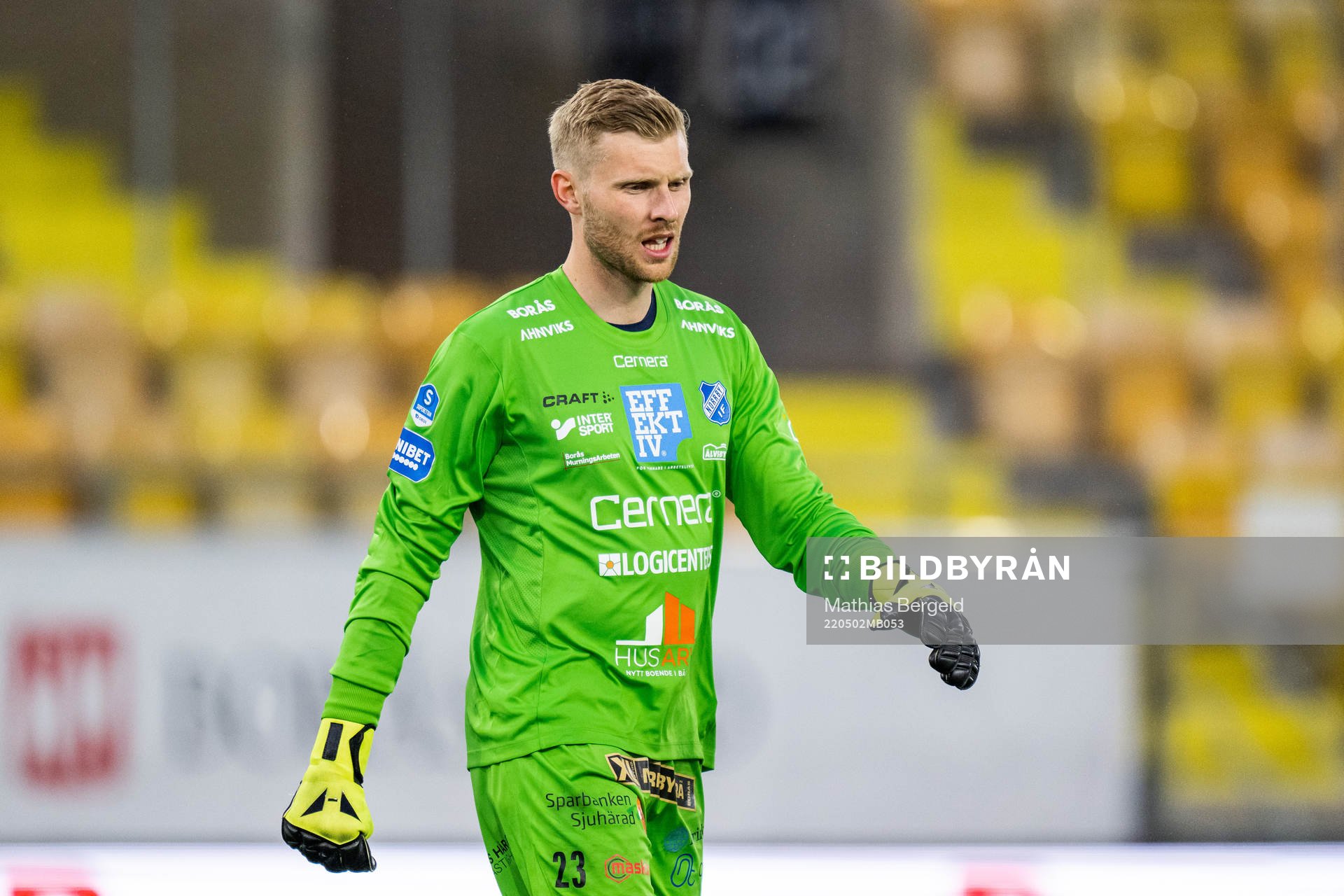 Norrbys målvakt Anton Cajtoft