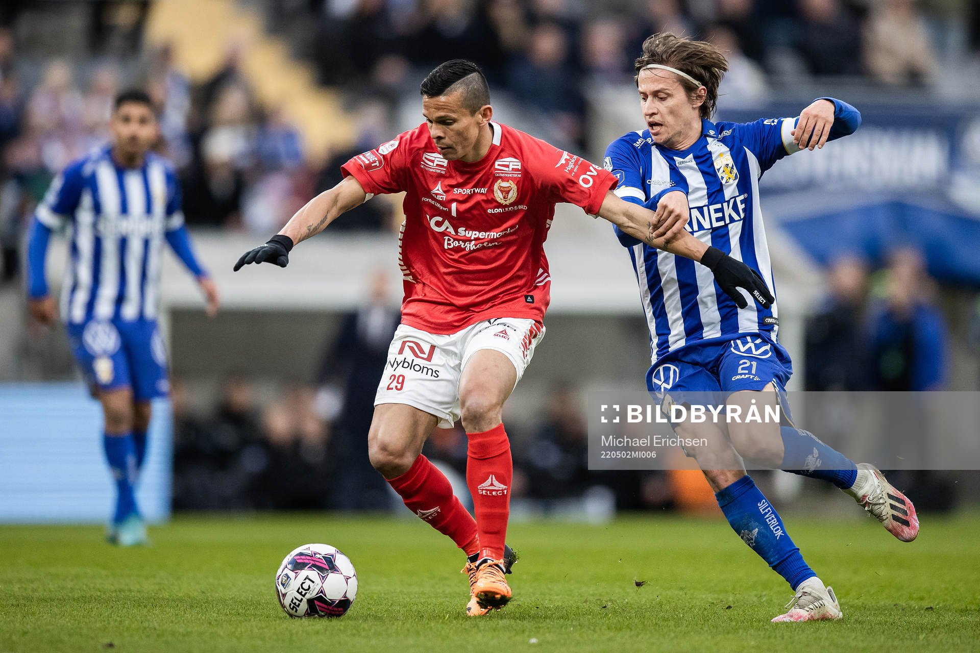 Kalmars Romario Pereira Sipiao och IFK Göteborgs Simon