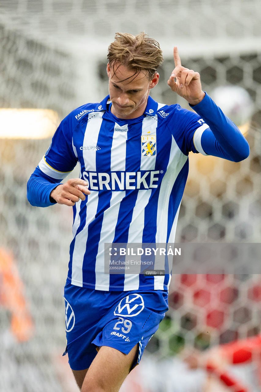 IFK Göteborgs Oscar Vilhelmsson jublar