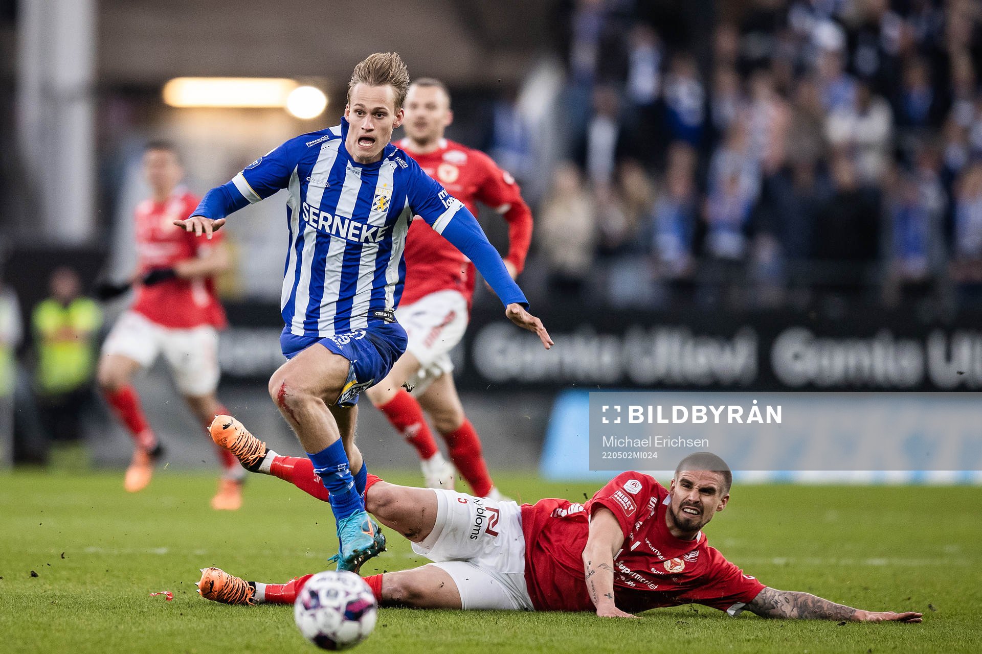 IFK Göteborgs Oscar Vilhelmsson och Kalmars Douglas