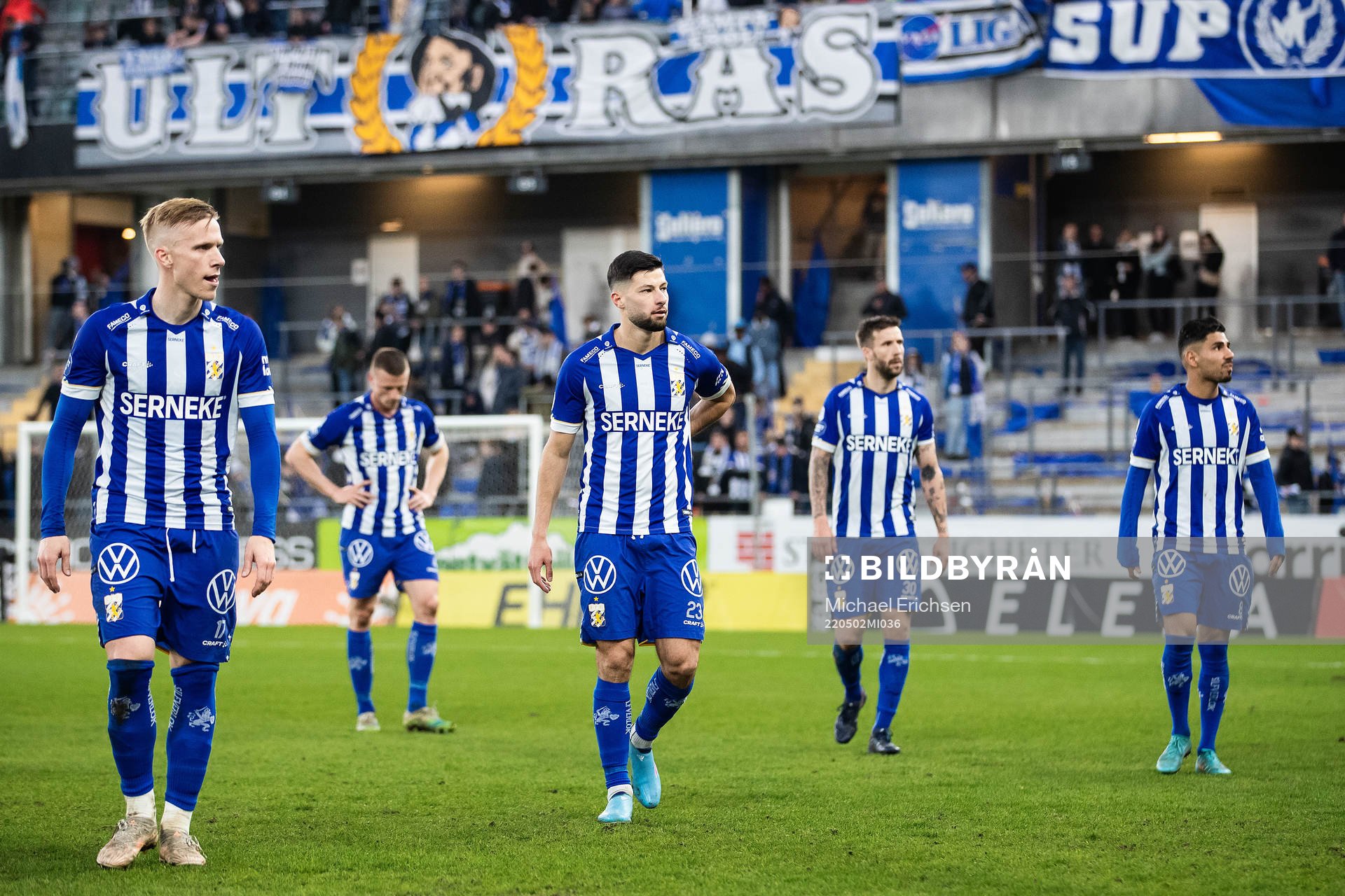 IFK Göteborgs spelare deppar