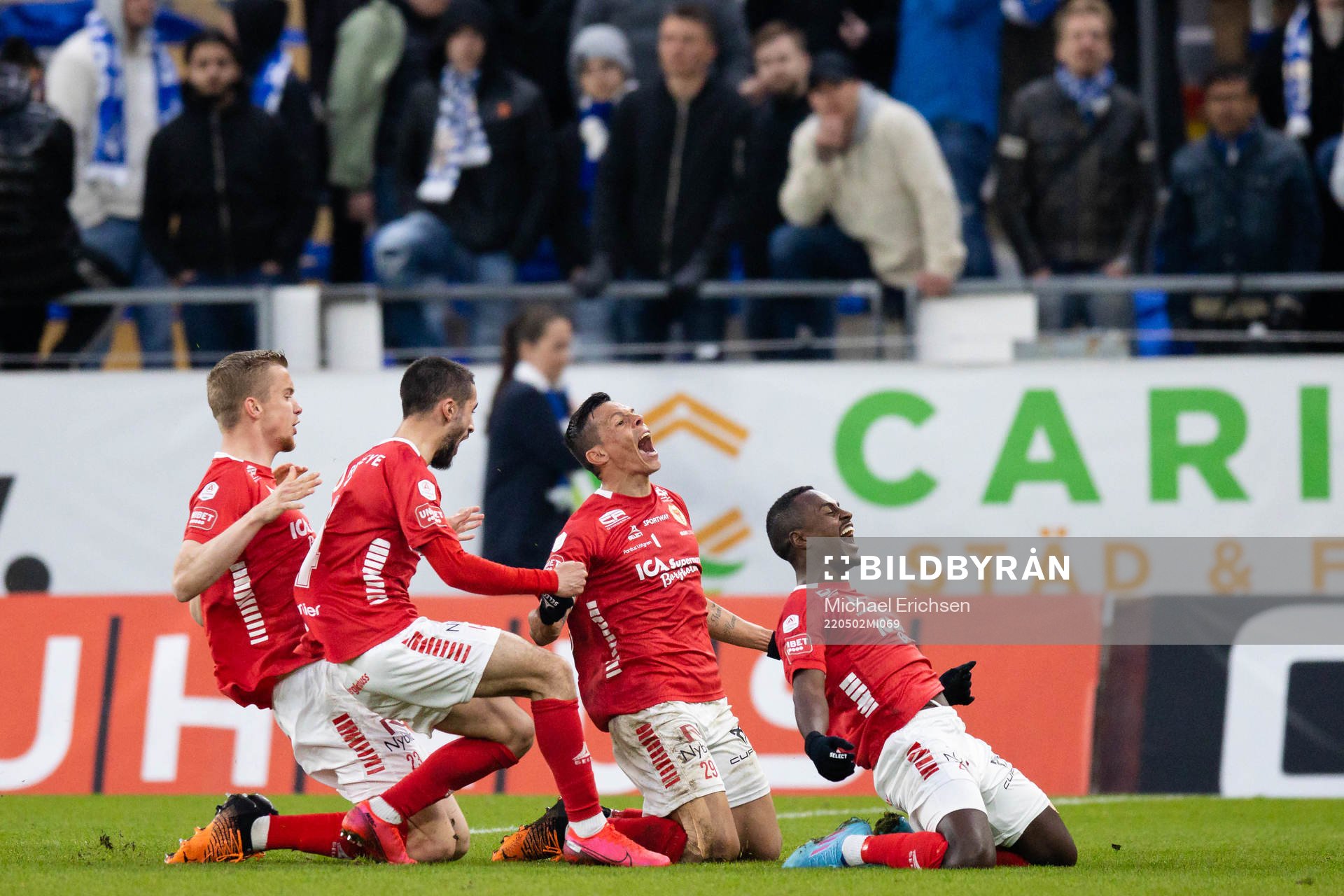Kalmars Romario Pereira Sipiao jublar