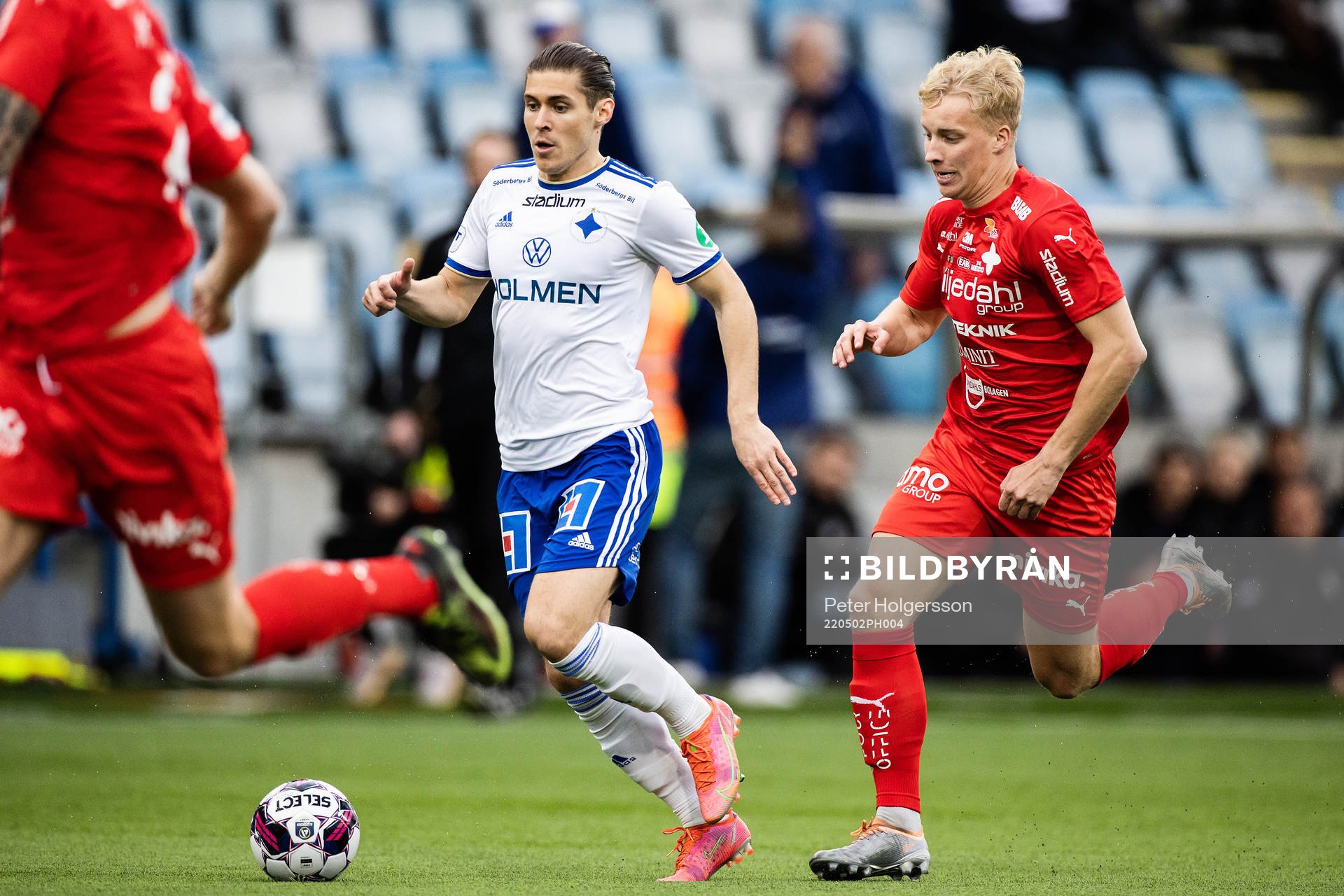 IFK Göteborgs Marcus Berg och Värnamos Victor Larsson