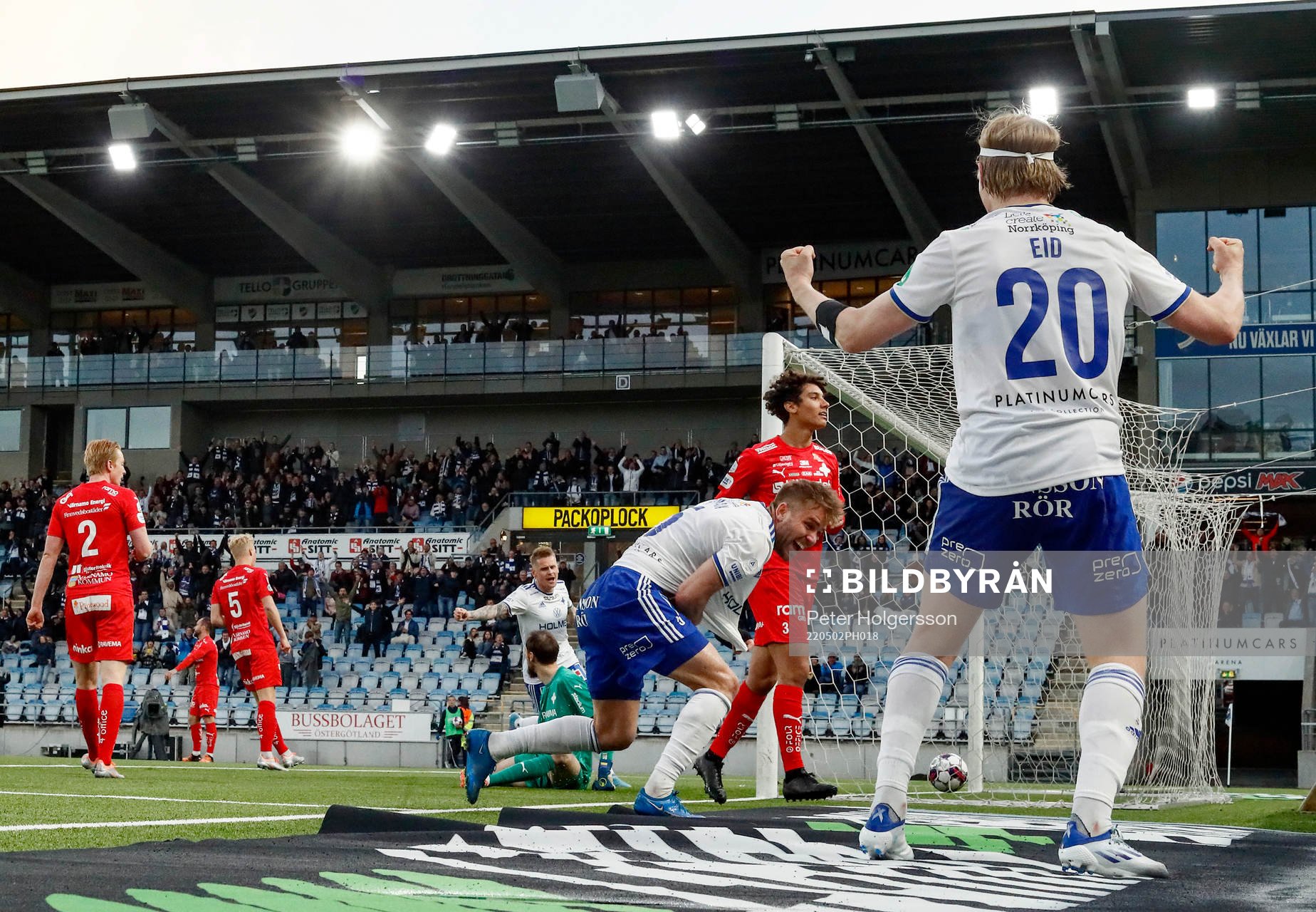IFK Norrköpings Christoffer Nyman och Daniel Fritz Eid