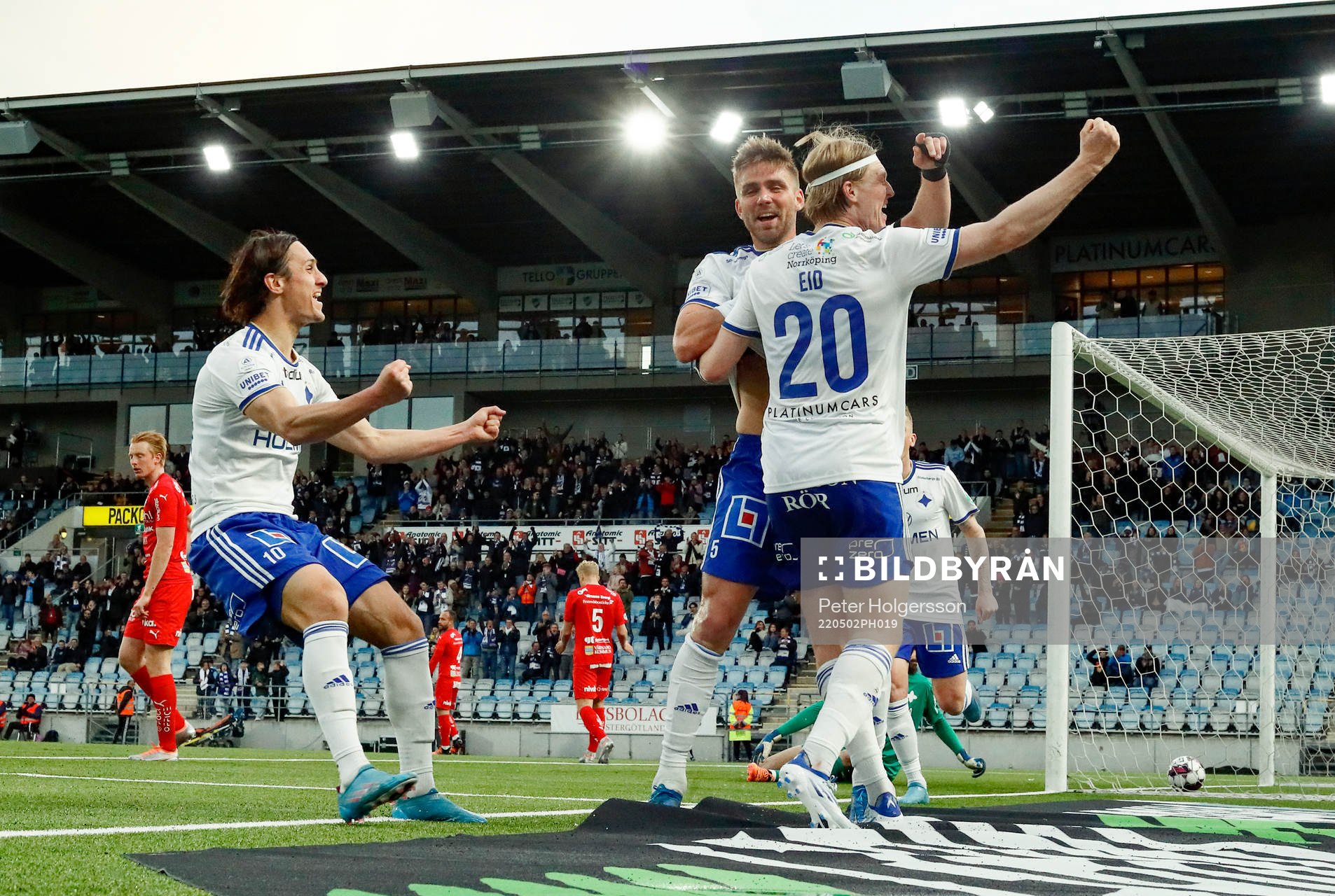 IFK Norrköpings Jonathan Levi, Christoffer Nyman och