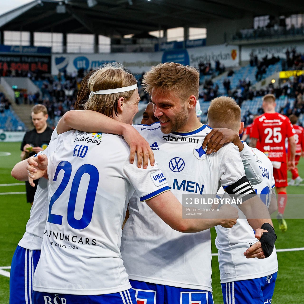 IFK Norrköpings Daniel Fritz Eid och Christoffer Nyman