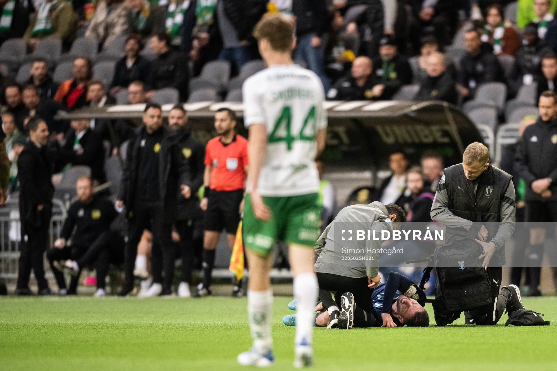 Malmö FFs Erdal Rakip har ont