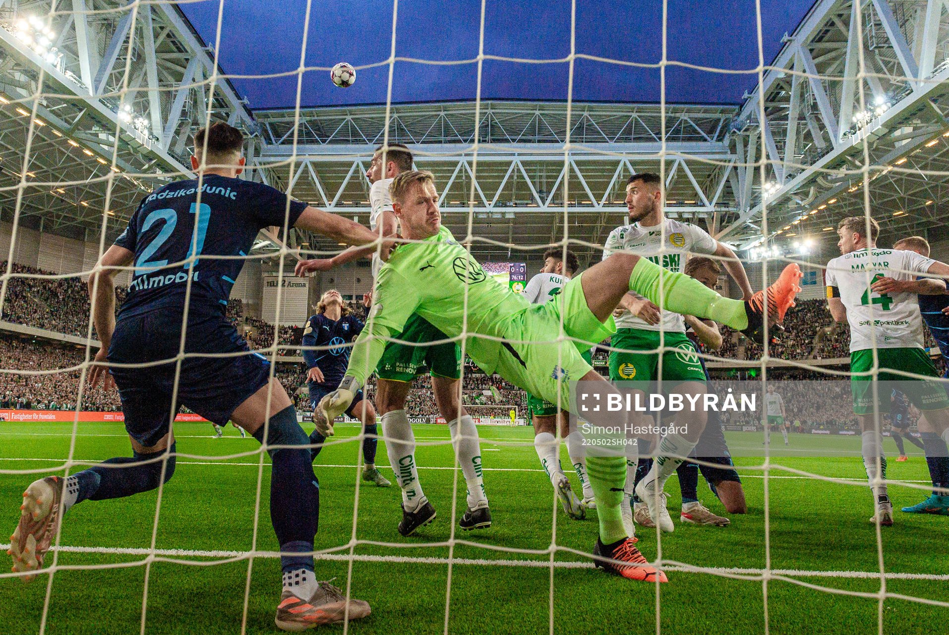 Malmö FFs målvakt Johan Dahlin