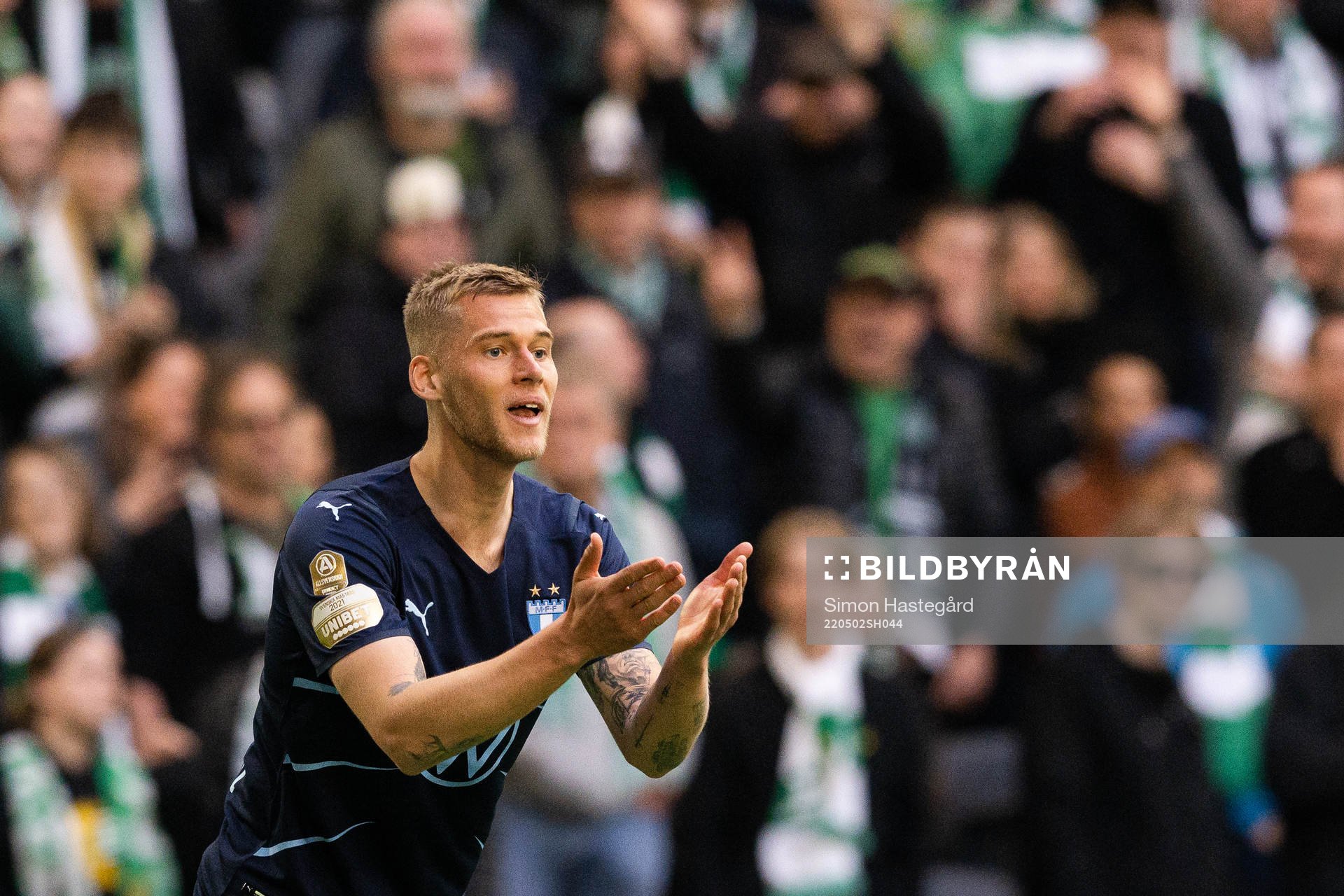 Malmö FFs Felix Beijmo reagerar