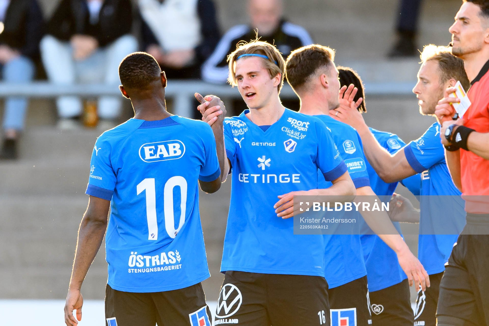 Halmstads Erik Ahlstrand jublar