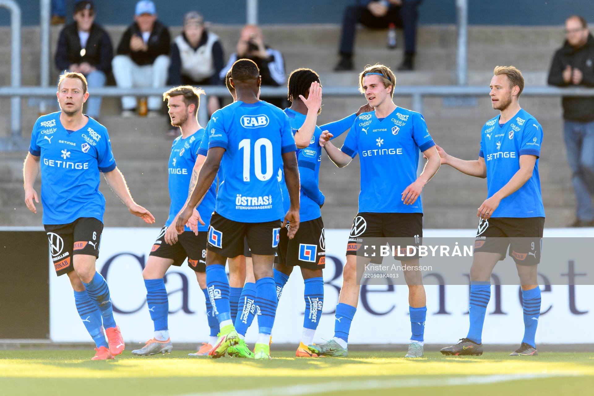 Halmstads Erik Ahlstrand jublar