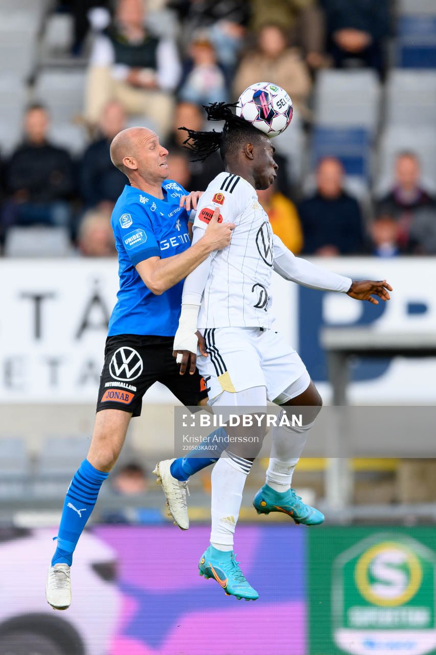 Halmstads Andreas Johansson och Östersunds Jordan Attah