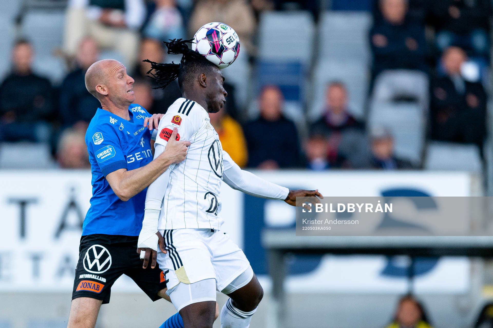 Halmstads Andreas Johansson och Östersunds Jordan Attah