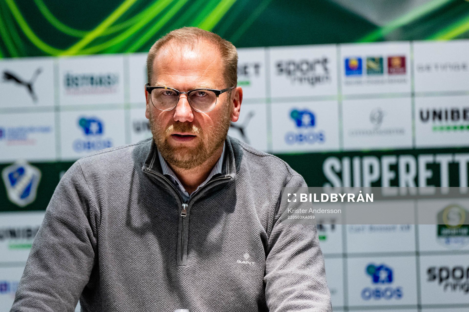 Halmstads tränare Magnus Haglund