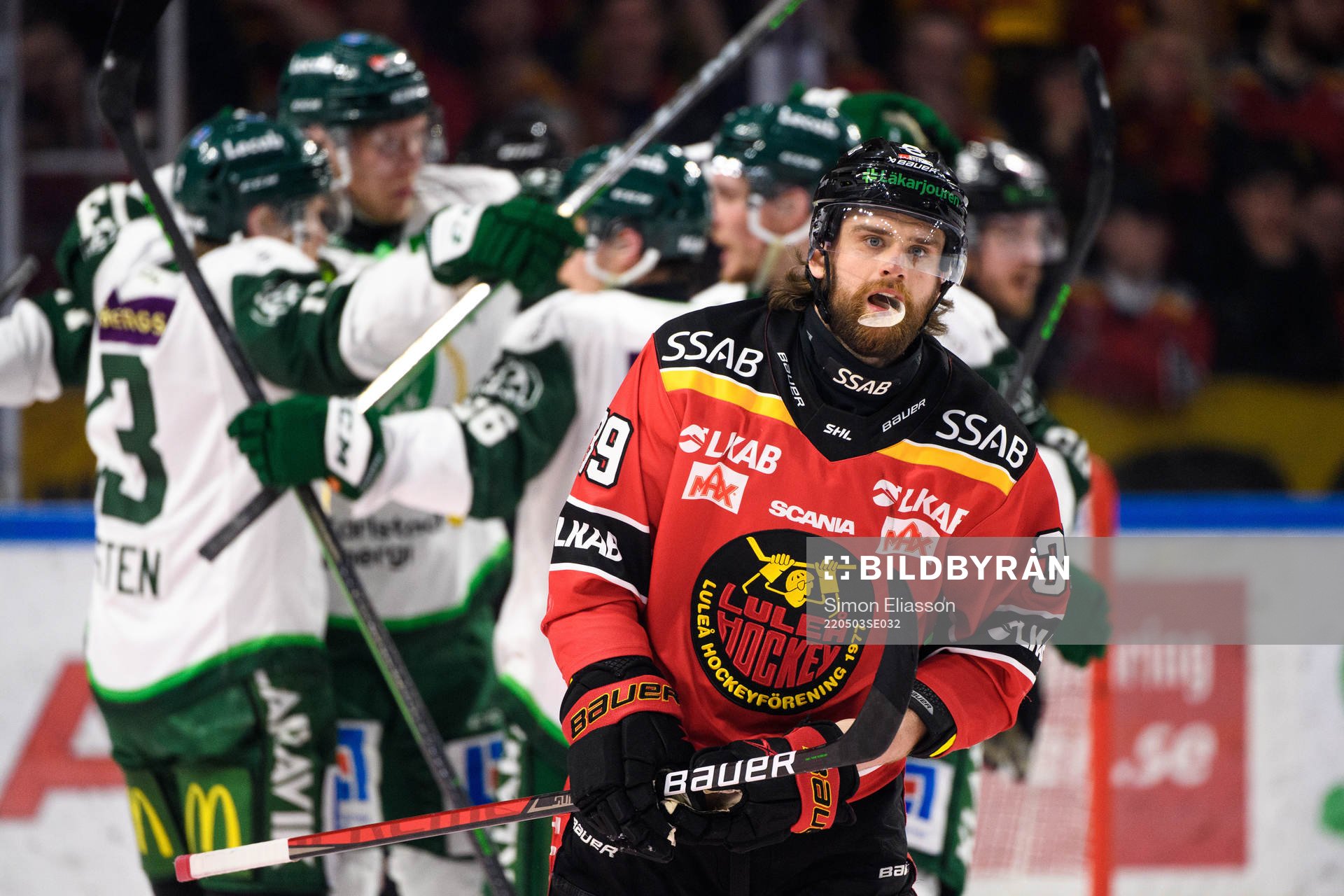 Luleås Pontus Själin deppar