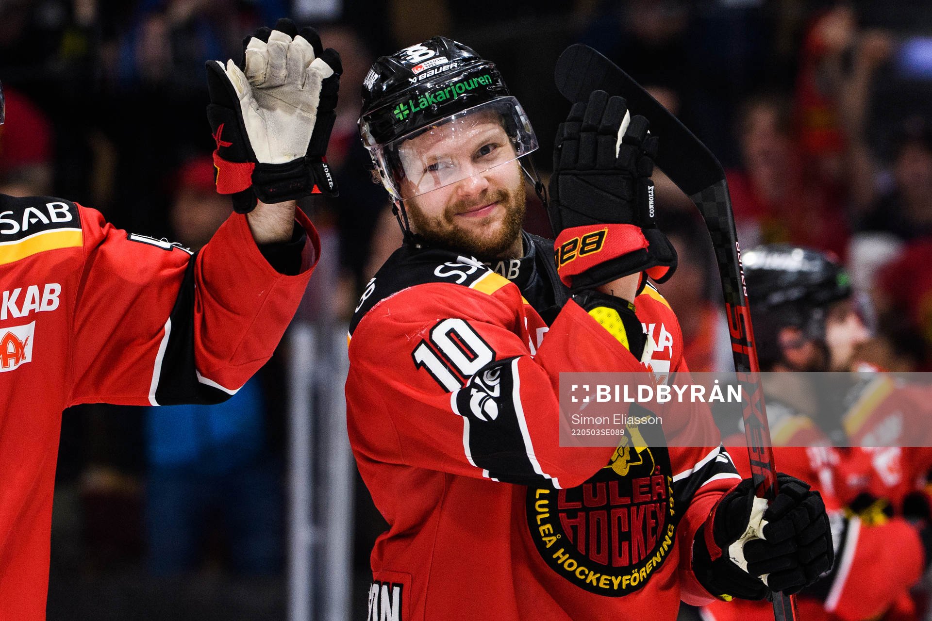 Luleås Einar Emanuelsson jublar