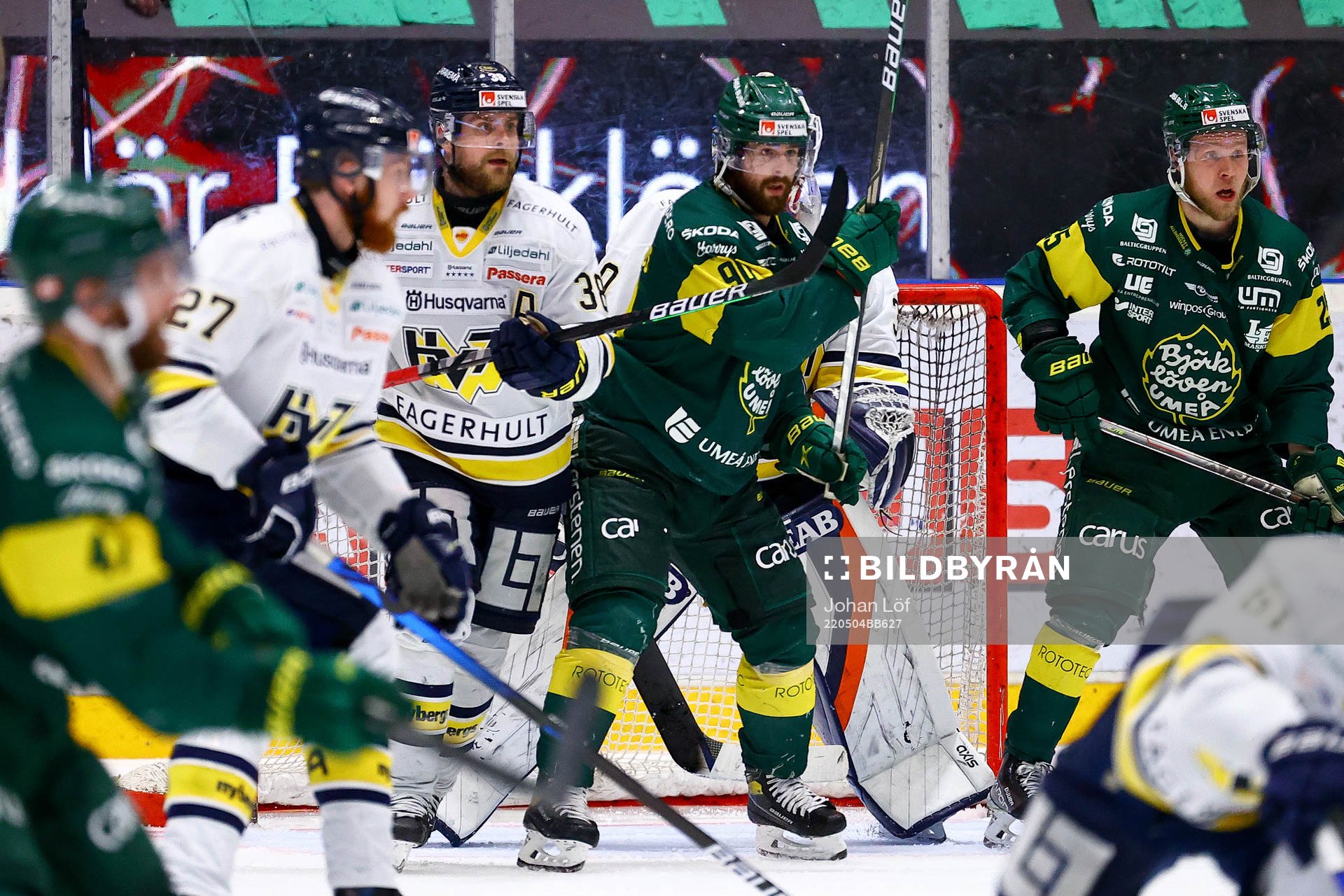 s Nichlas Torp och Björklövens Alex Hutchings