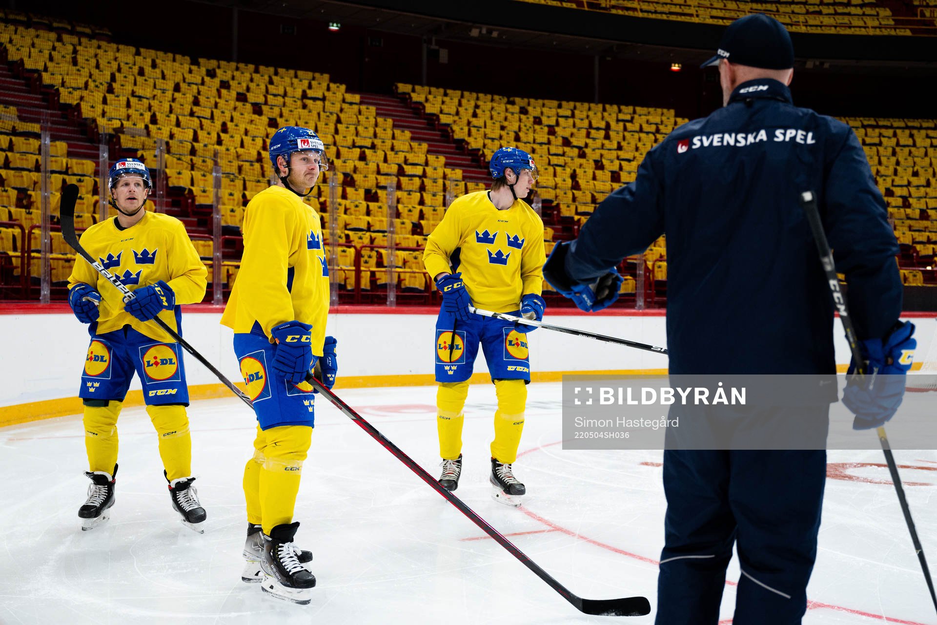 Max Friberg, Lucas Wallmark and Elmer Söderblom of the