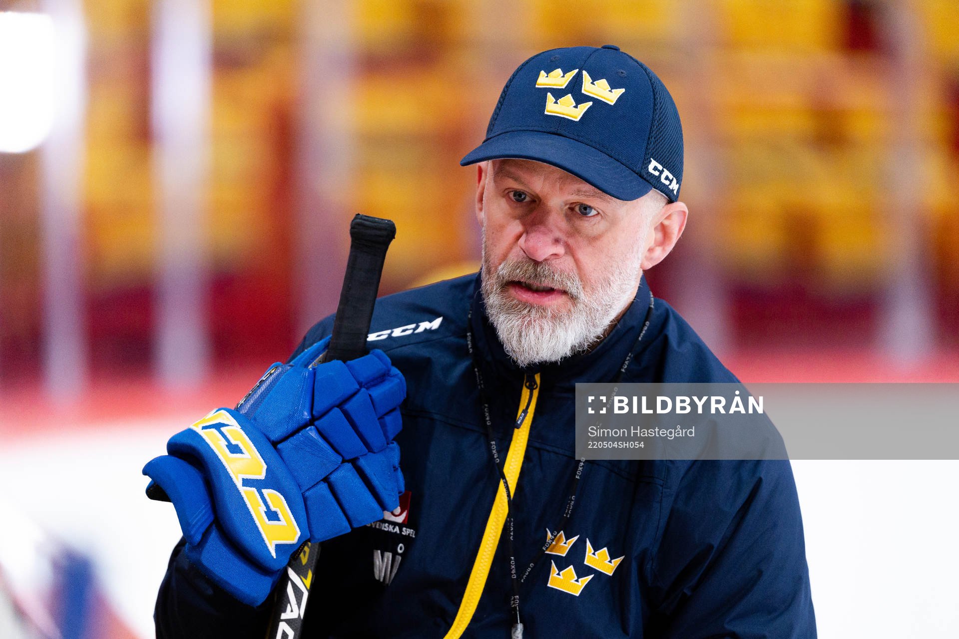 Assistant coach Markus Åkerblom of the Swedish national