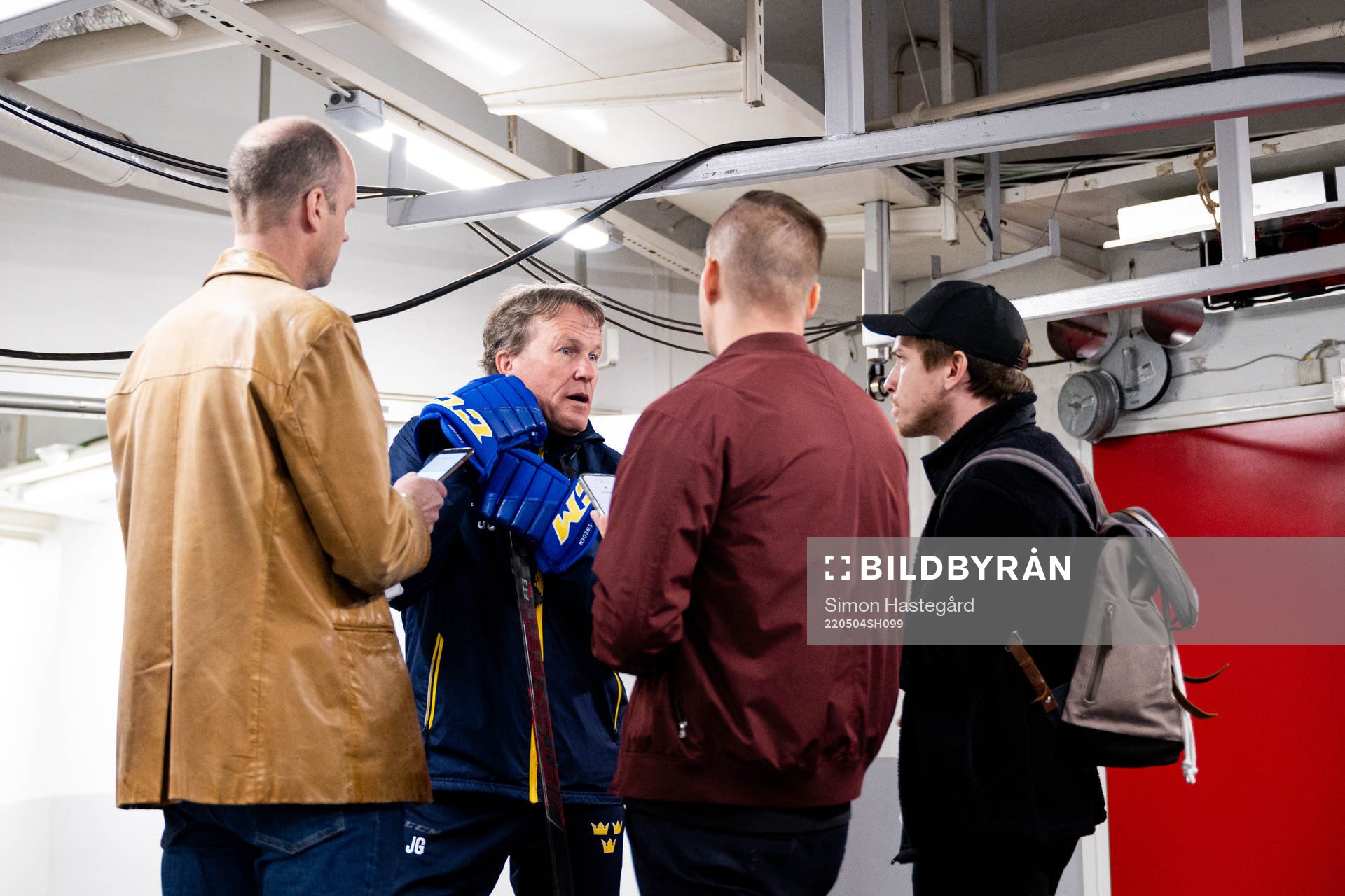 Head coach Johan Garpenlöv of the Swedish national ice