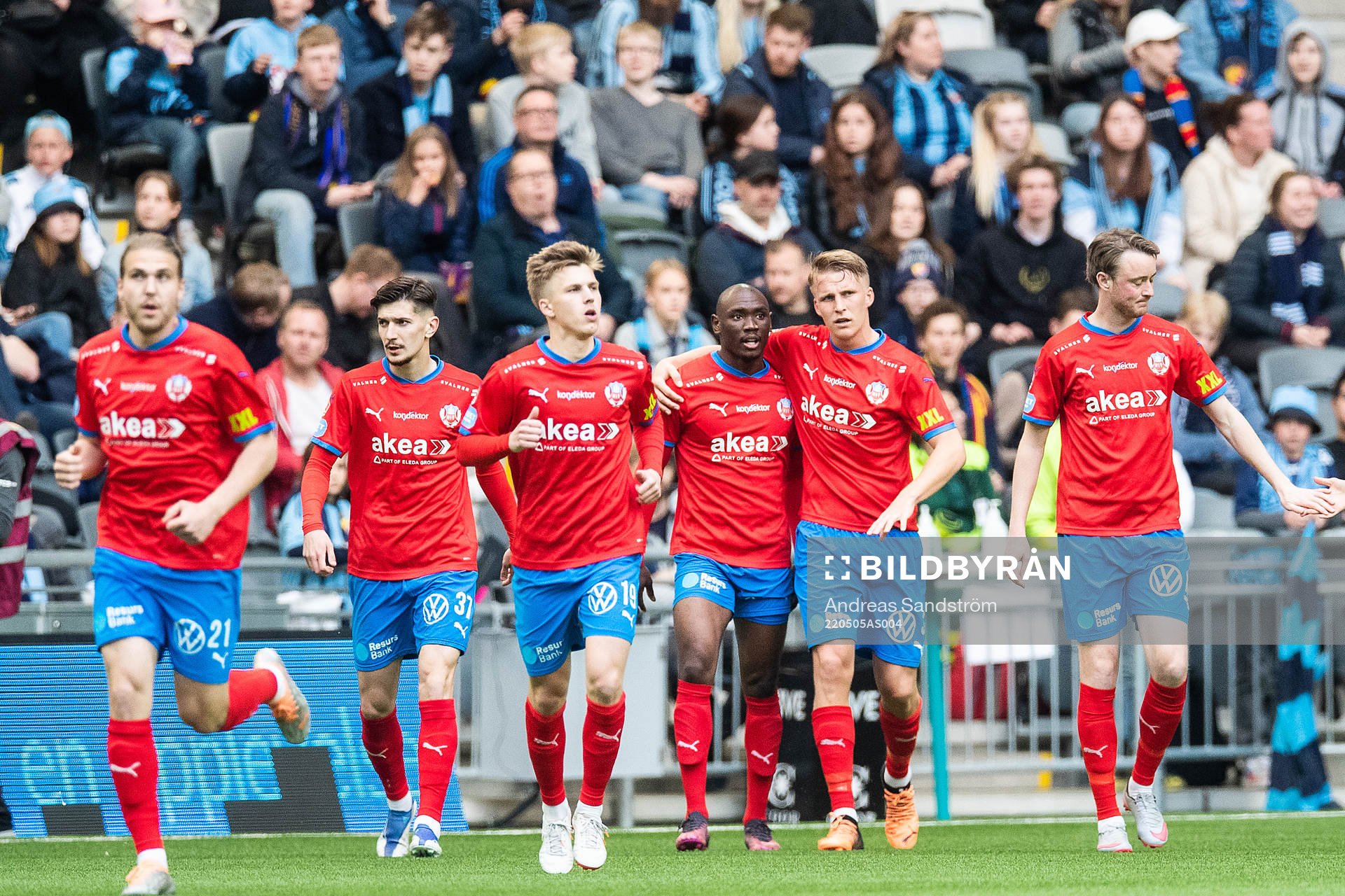 Helsingborgs Taha Ali jublar
