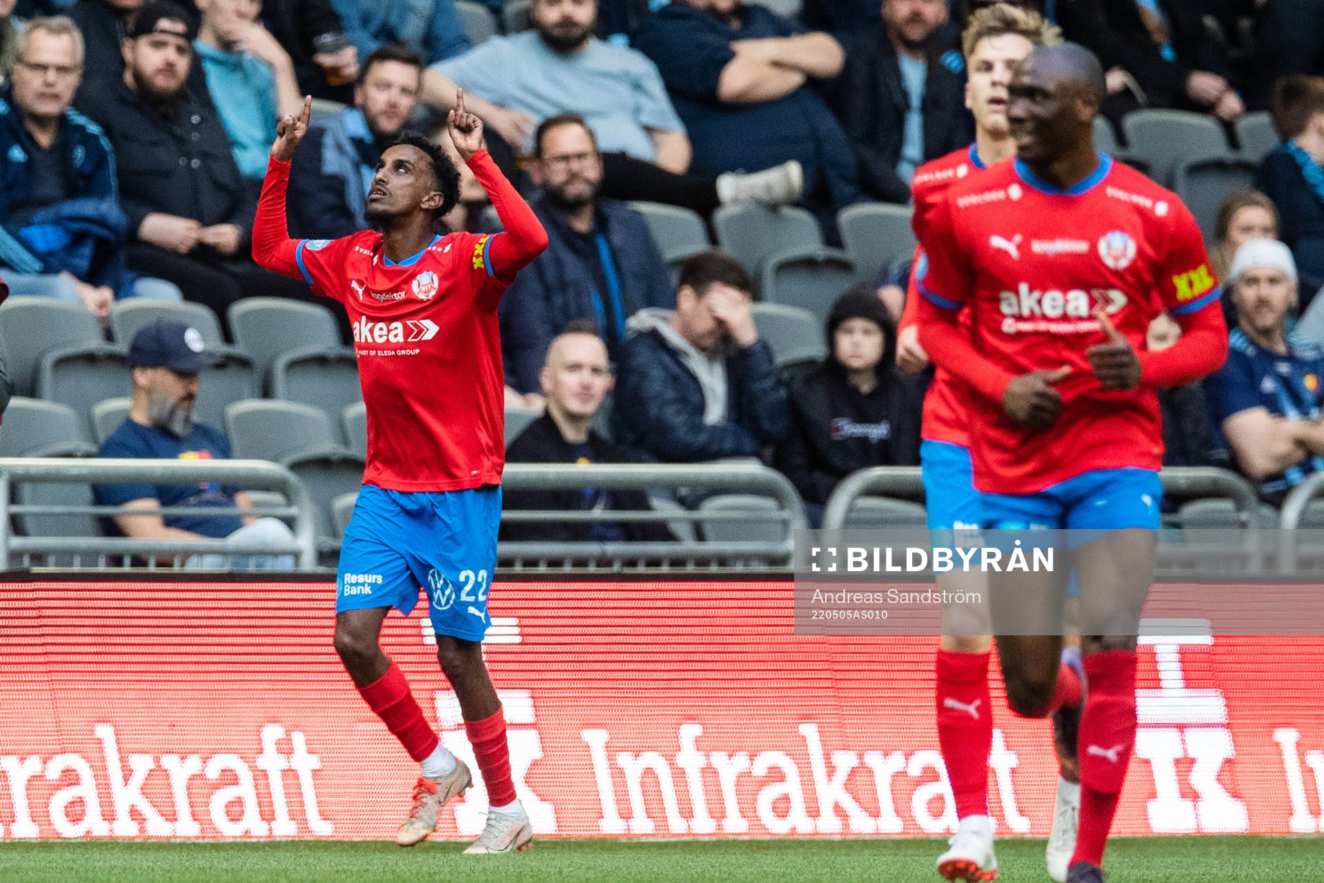 Helsingborgs Taha Ali jublar