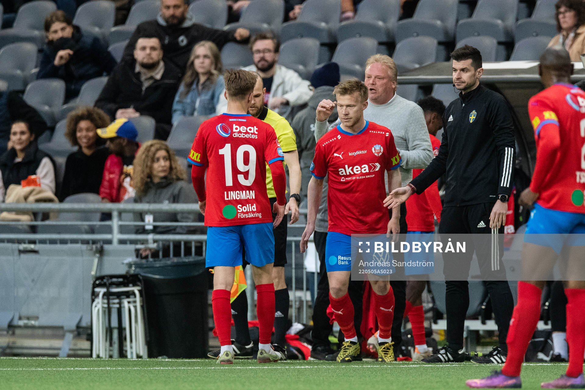 Helsingborgs Andreas Landgren byt in