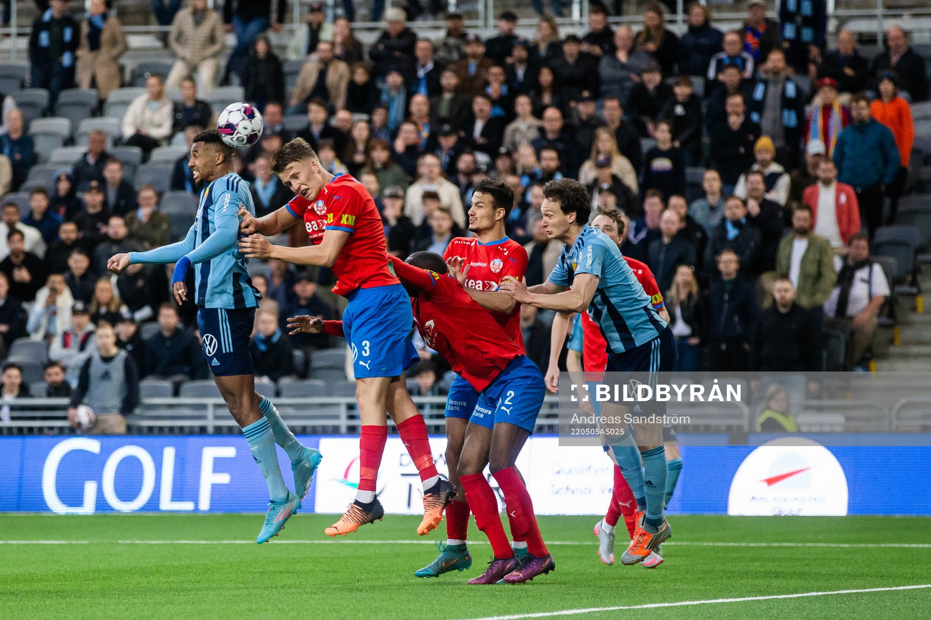 Djurgårdens Isak Hien gör 2-2