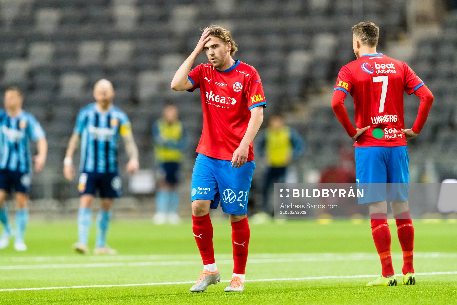 Helsingborgs Charlie Weberg deppar