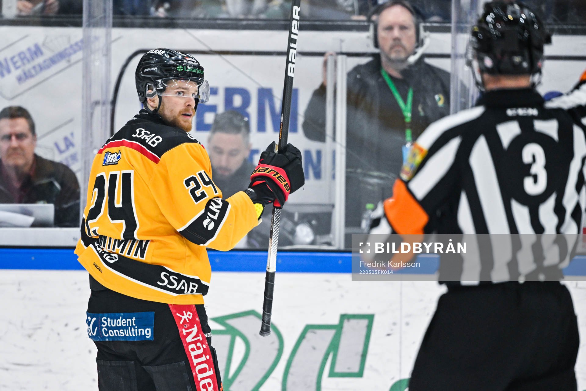 Luleås Brendan Shinnimin blir utvisad