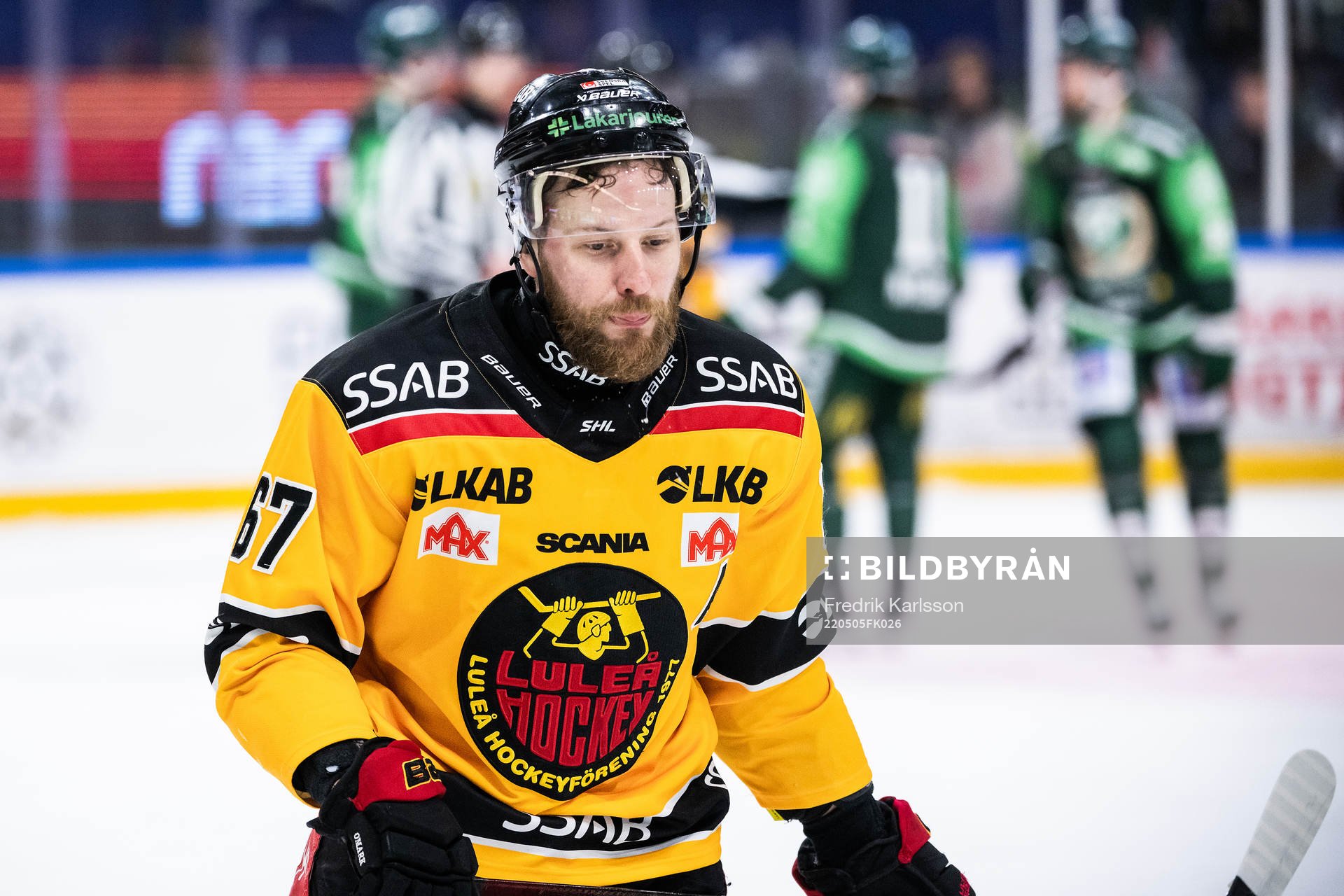 Luleås Linus Omark deppar