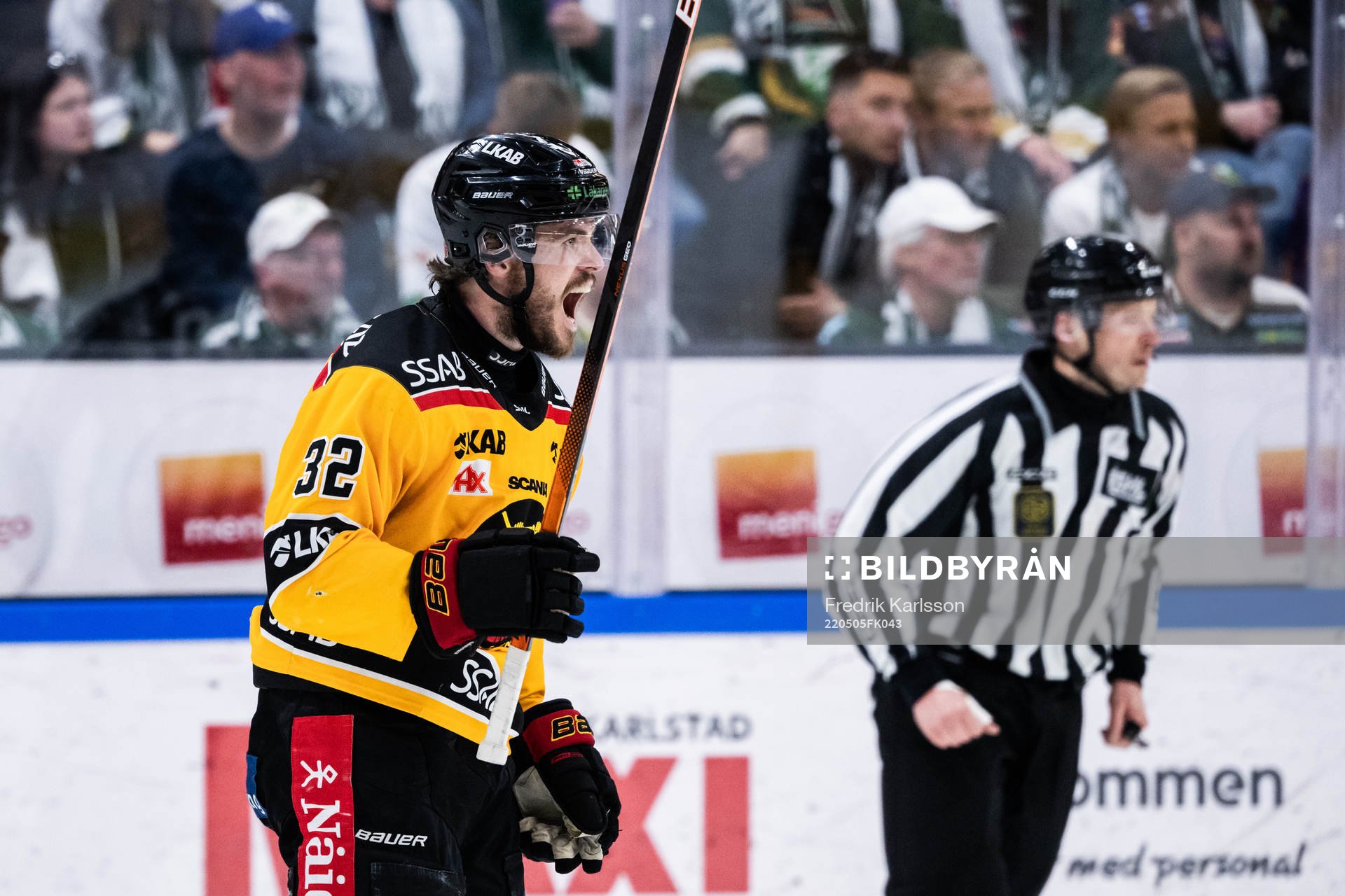 Luleås Oscar Engsund jublar