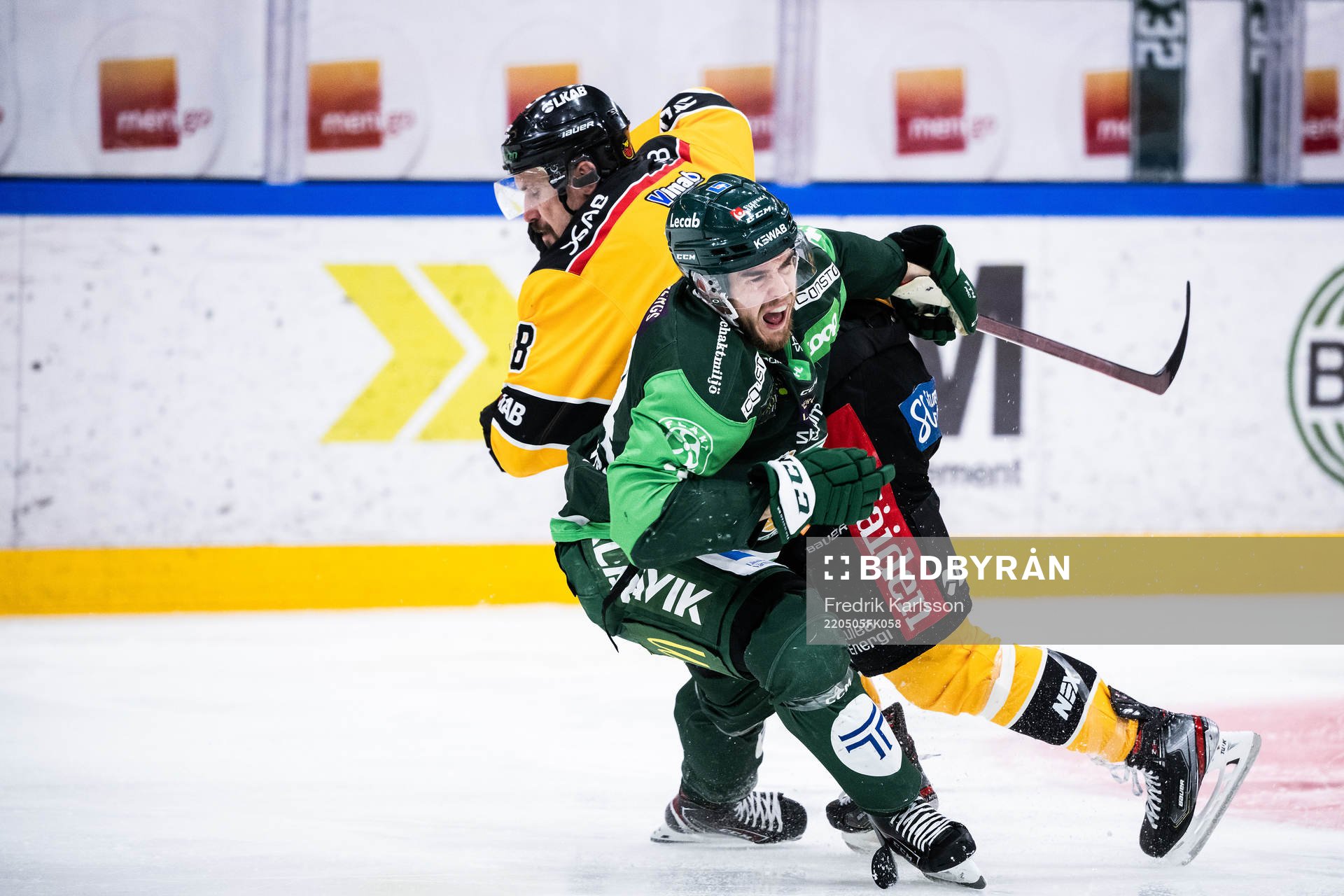 Luleås Sami Lepistö och Färjestads Michael Lindqvist