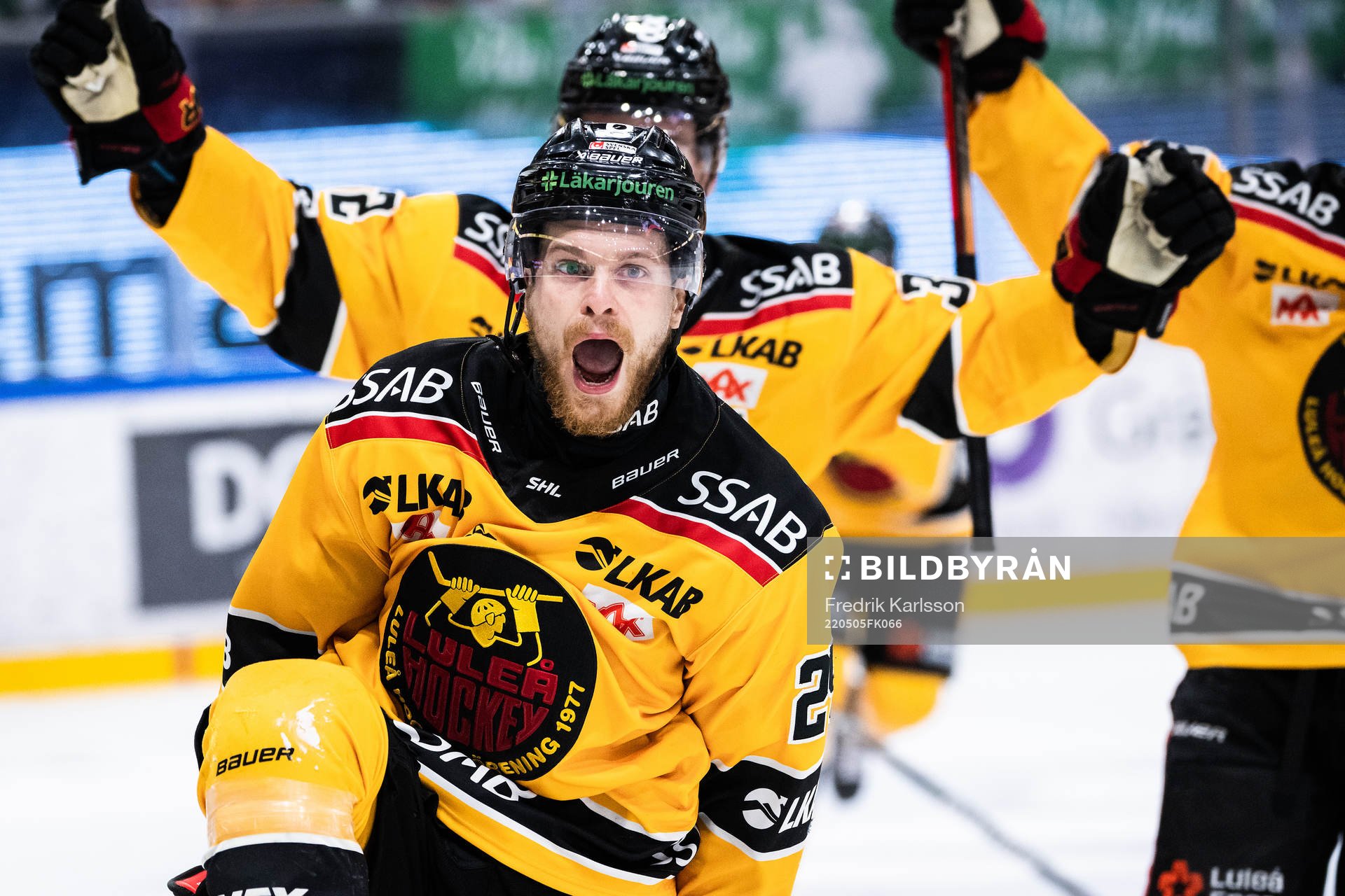 Luleås Brendan Shinnimin jublar
