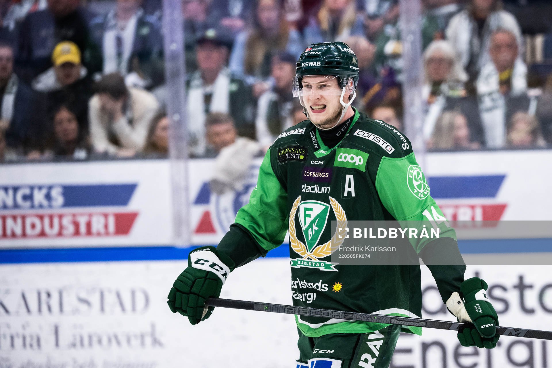 Färjestads Victor Ejdsell deppar